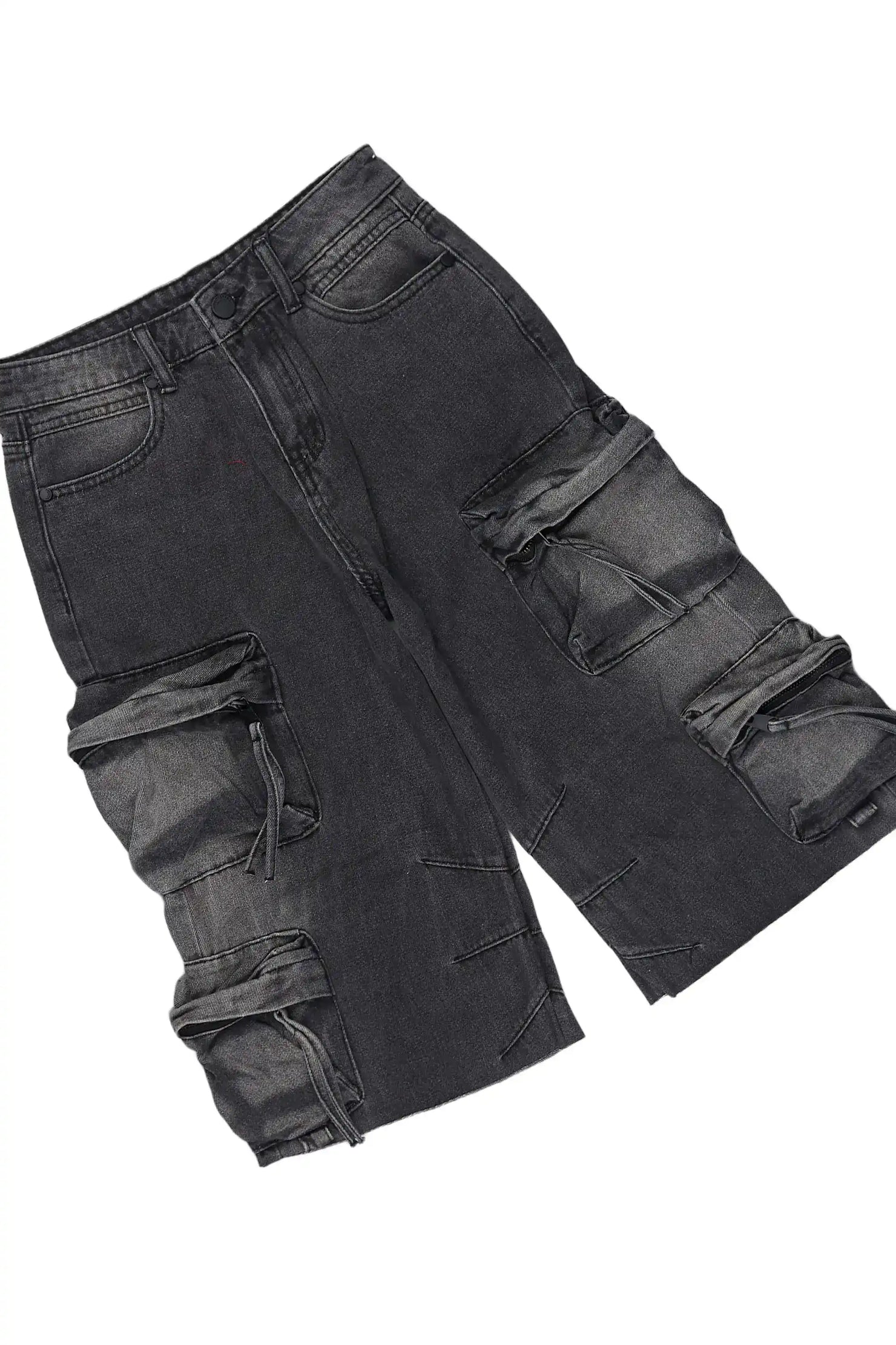 Boys Beau Black T-Shirt Short Set