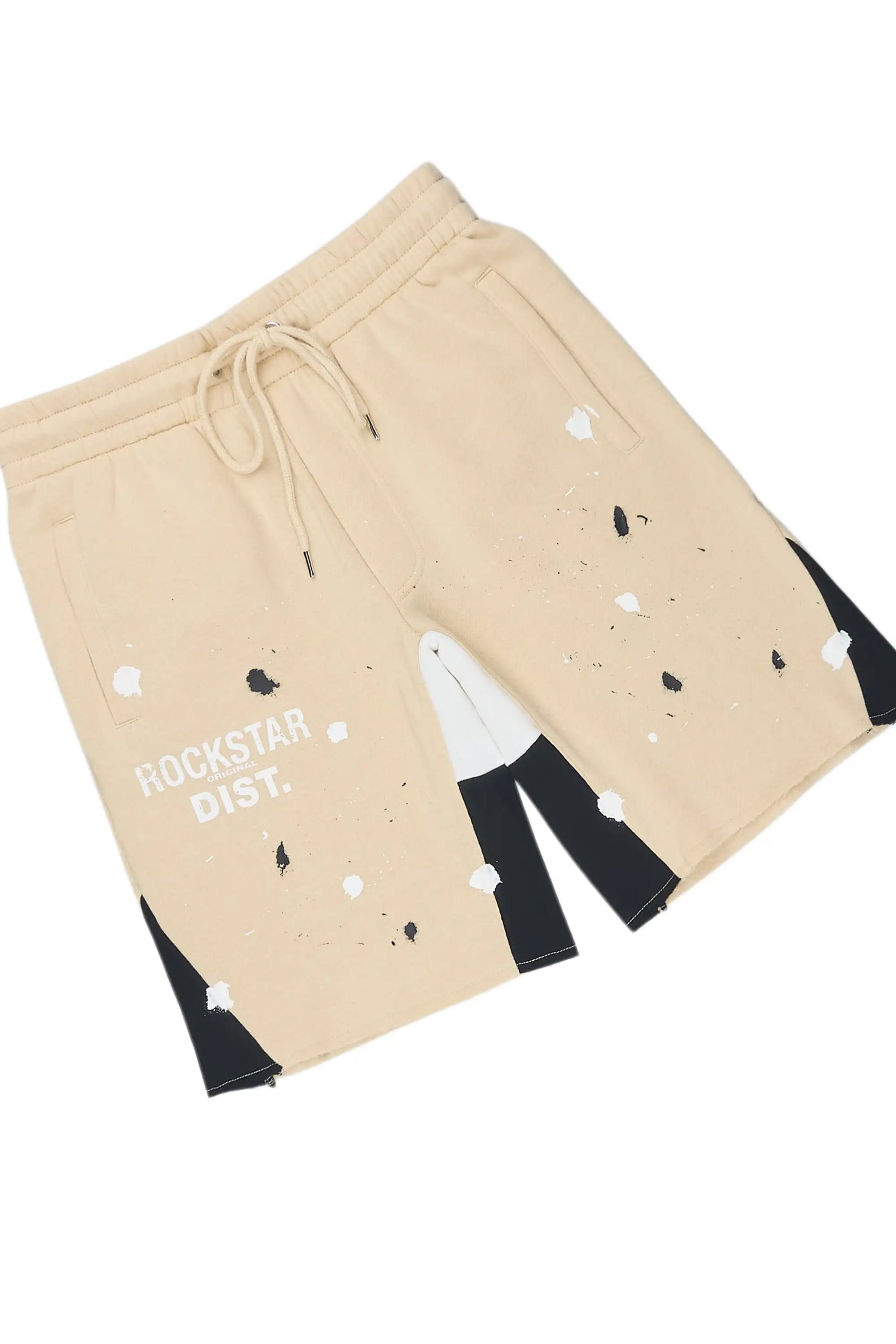 Scottie White/Beige Painter T-Shirt/Short Set
