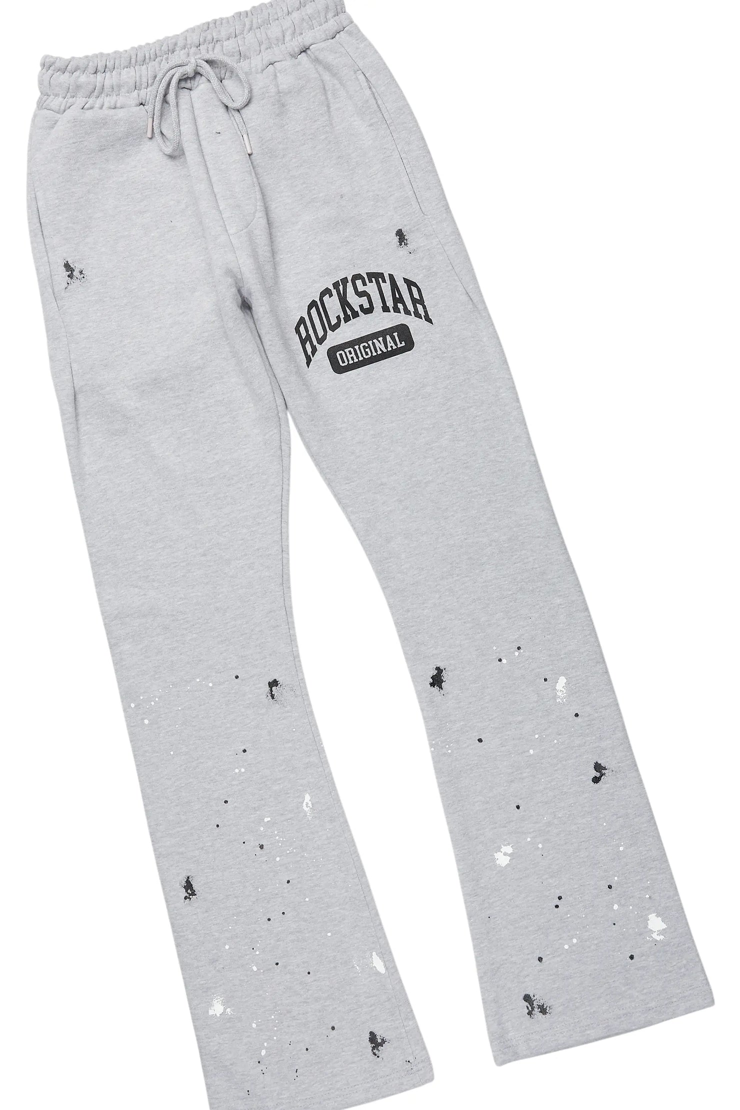 Rainer White/Grey T-Shirt/Stacked Track Pant Set