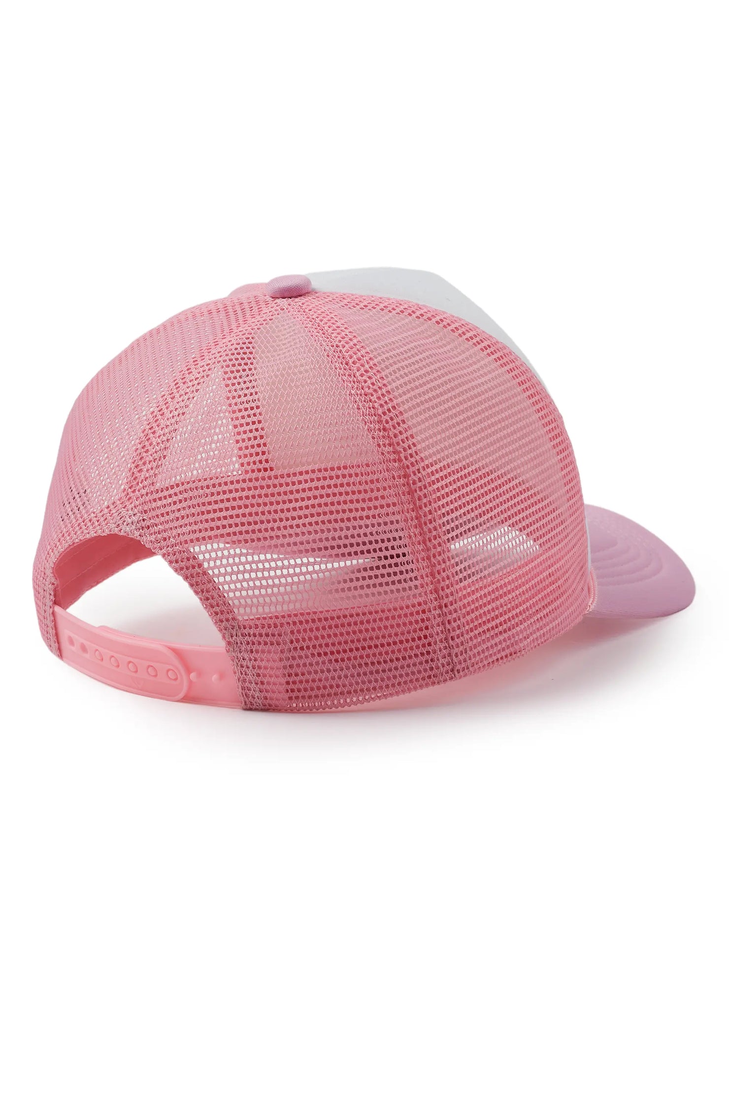 Quinton White/Light Pink Trucker Hat