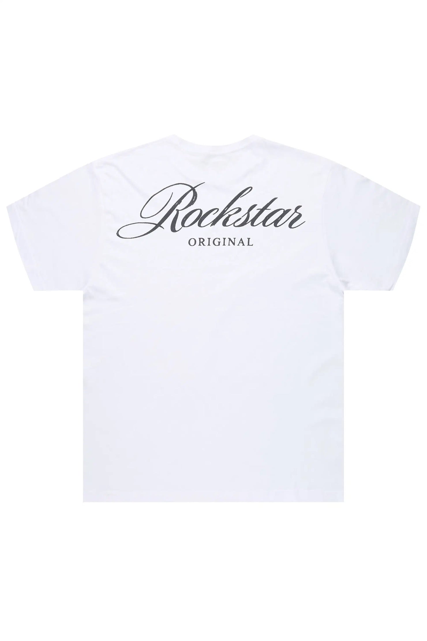 Domaric White Oversized Graphic T-Shirt