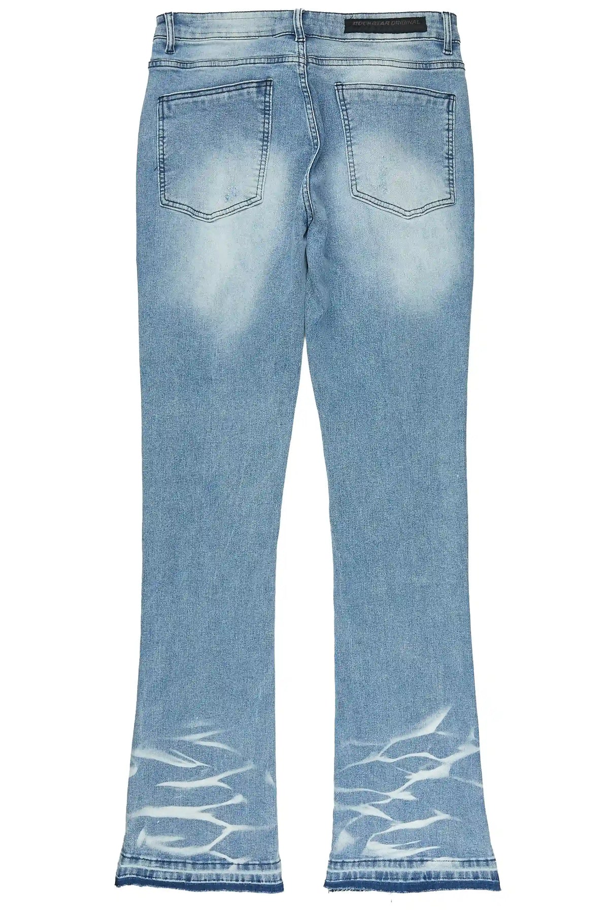 Stower Medium Blue Stacked Jean