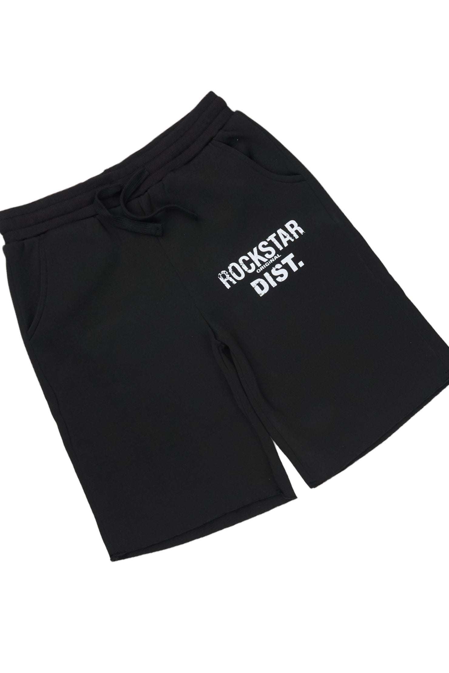 Boys Dalessio White/Black 2.0 T-Shirt Short Set