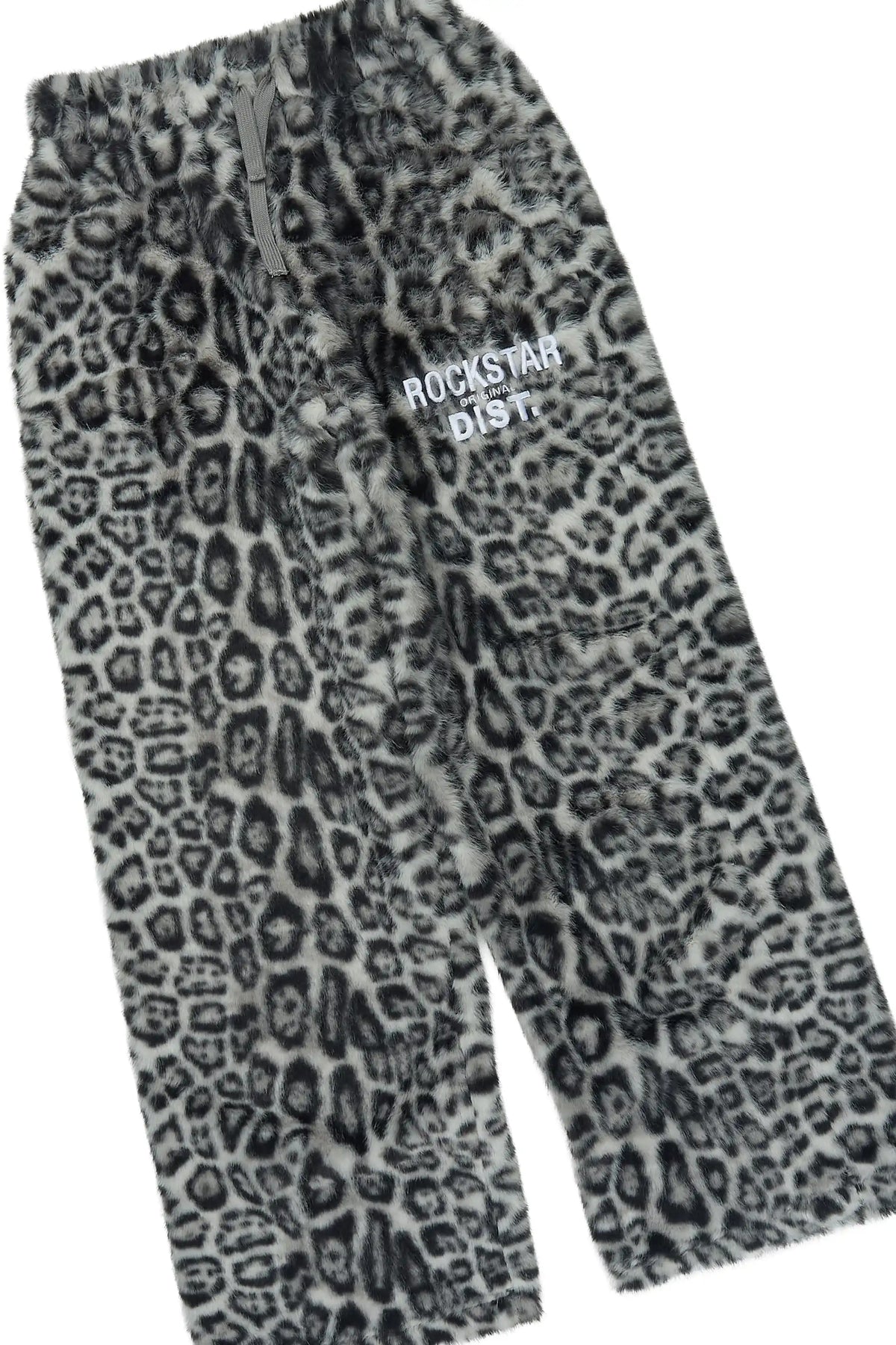 Boys Nameris Grey Cheetah Zip Up/Baggy Track Set