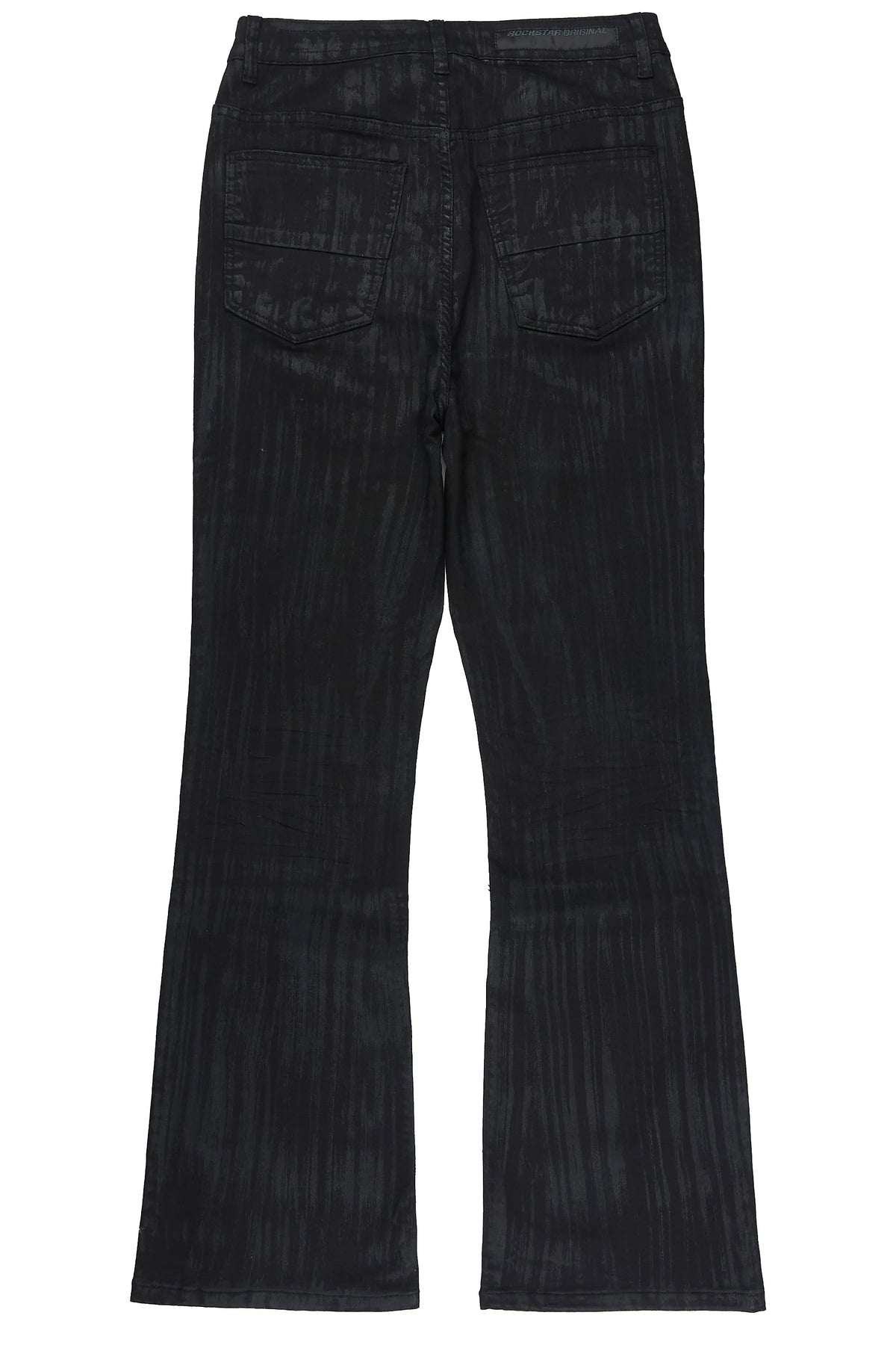Atreus Black Drop Crotch Flare Jean