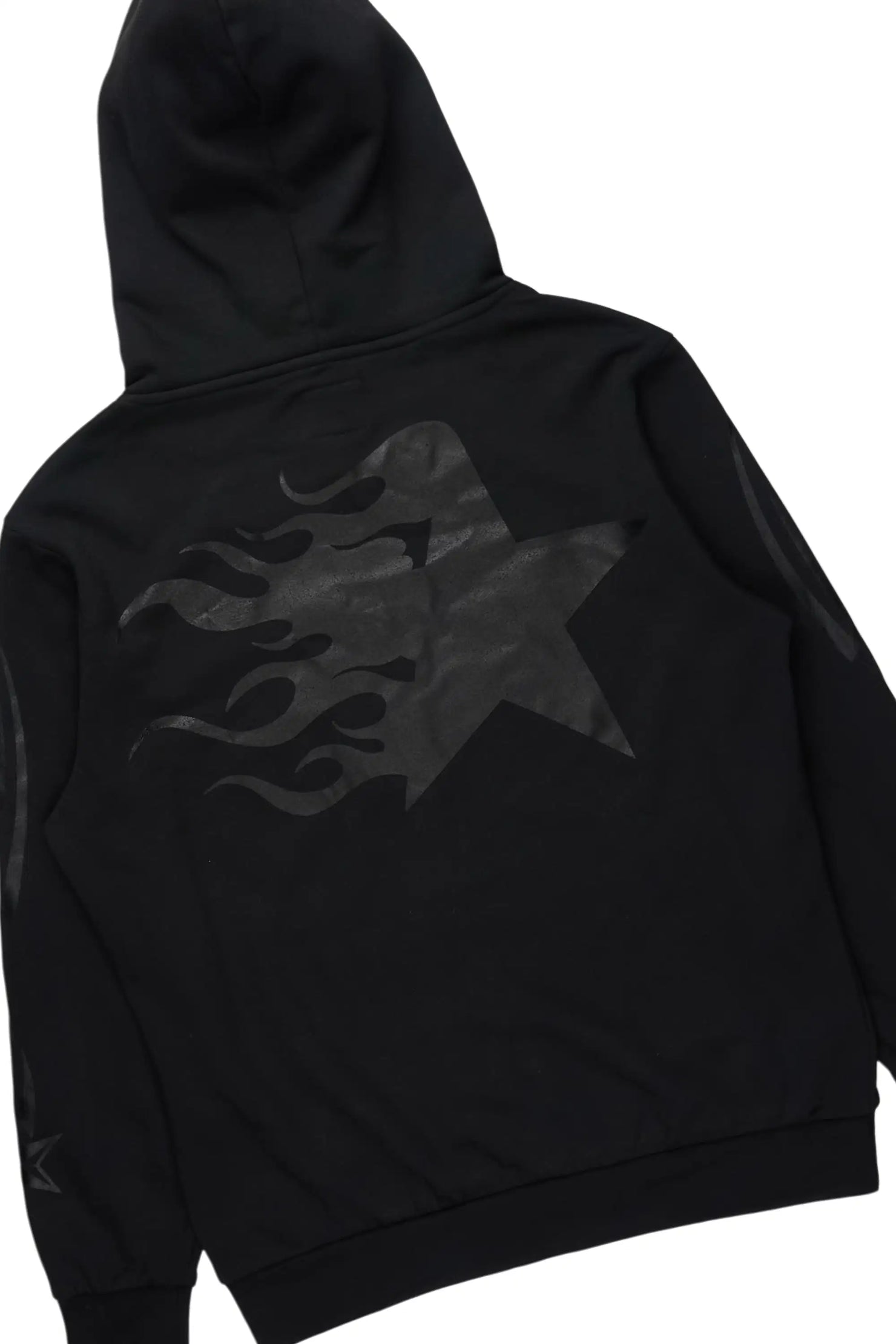 Pluton Black/Black Hoodie/Stacked Flare Track Set