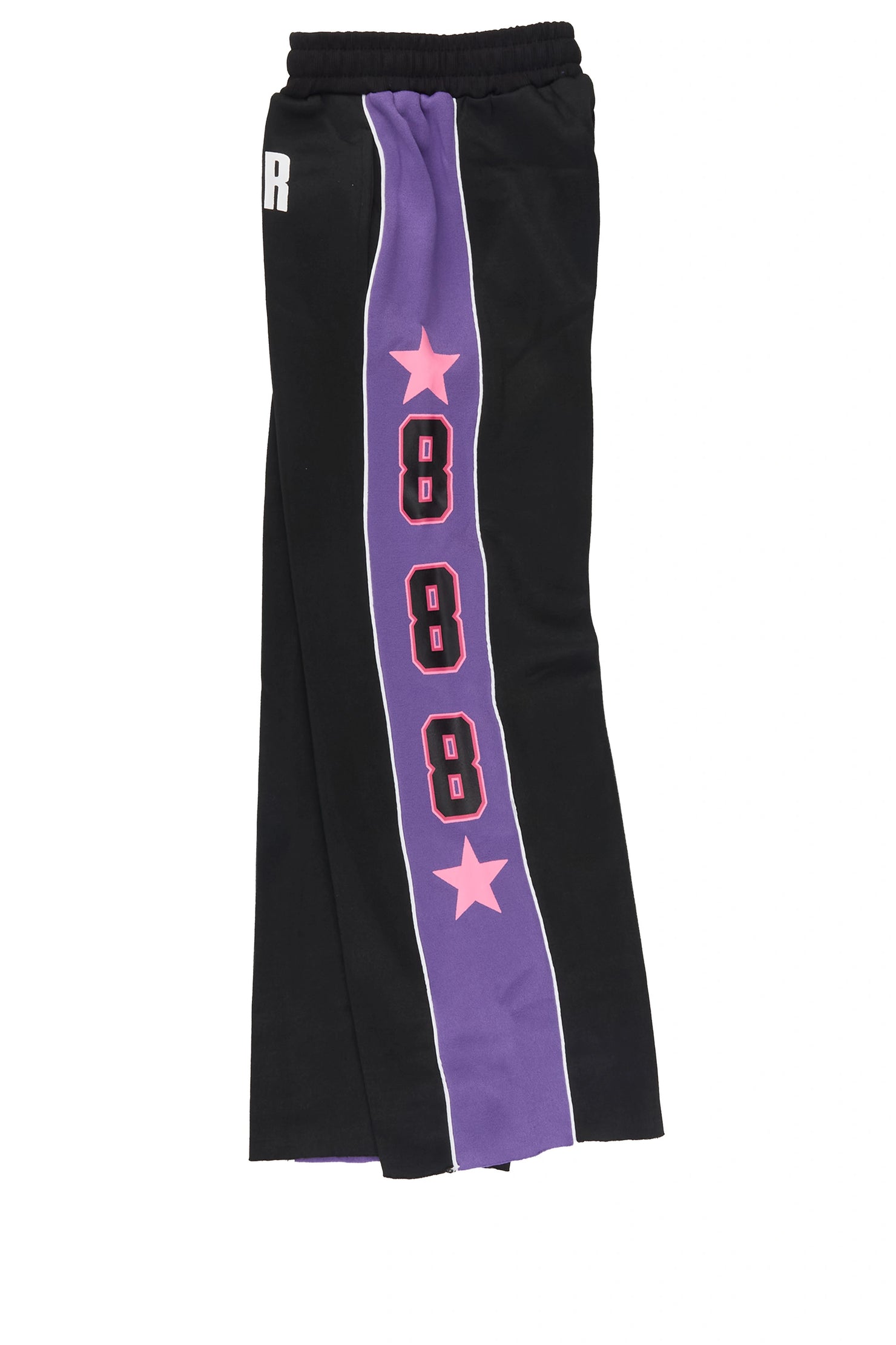 Girls Airelle Black/Purple Baggy Track Pant
