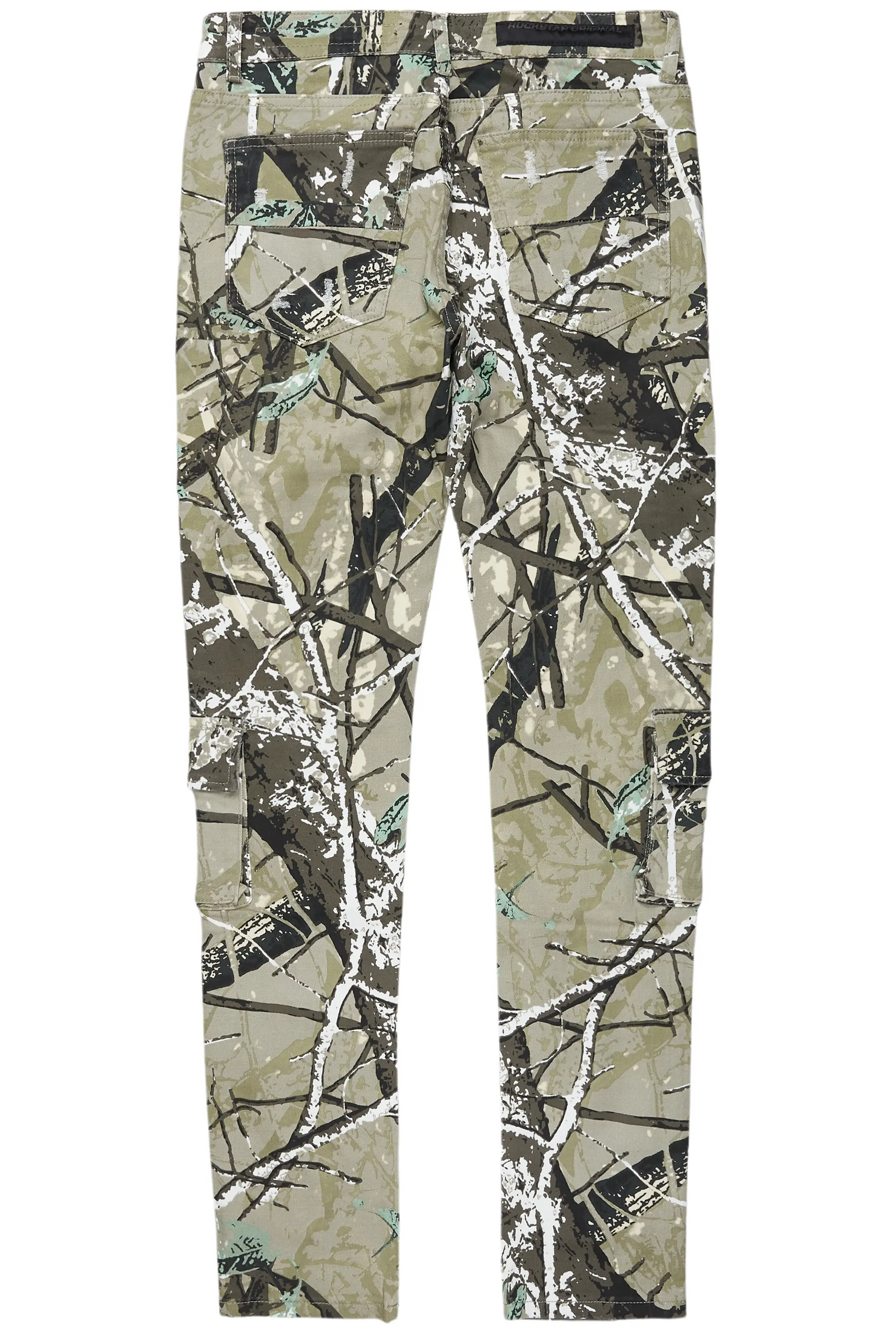 Adril Tree Camo Skinny Fit Cargo Jean