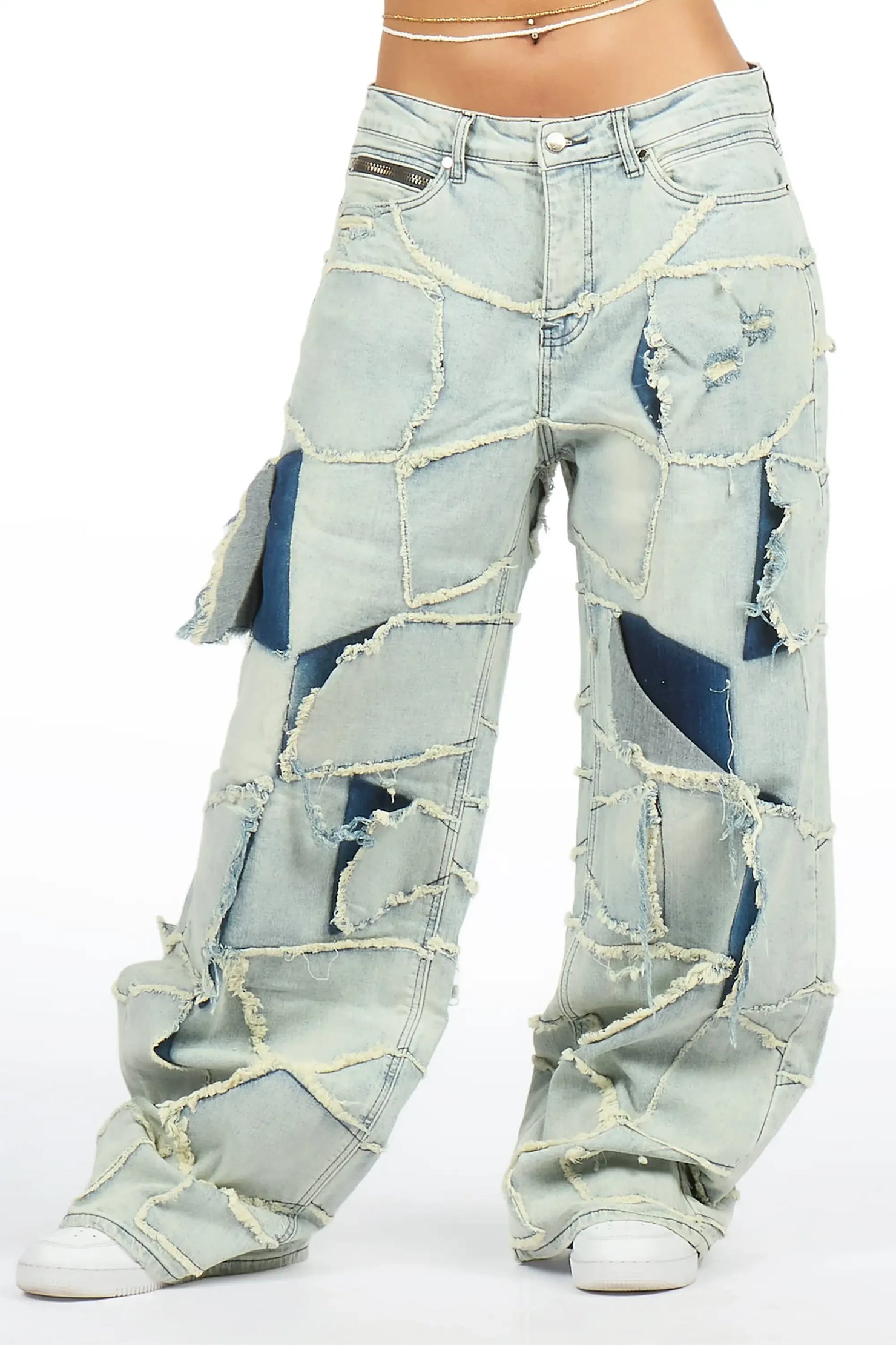 Jaiyla Light Wash Baggy Fit Jean