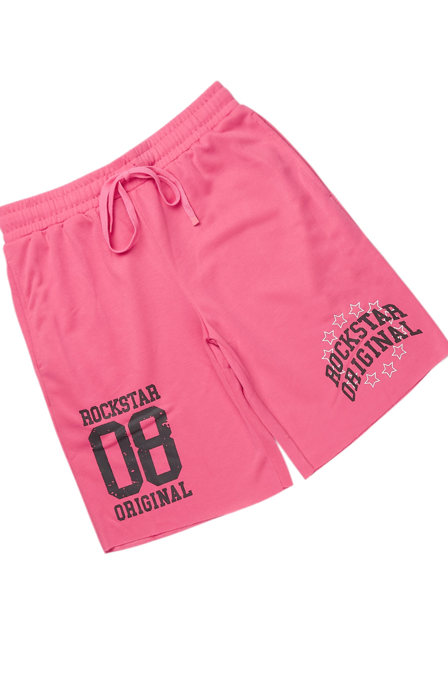 Ronnica Hot Pink T-Shirt Short Set