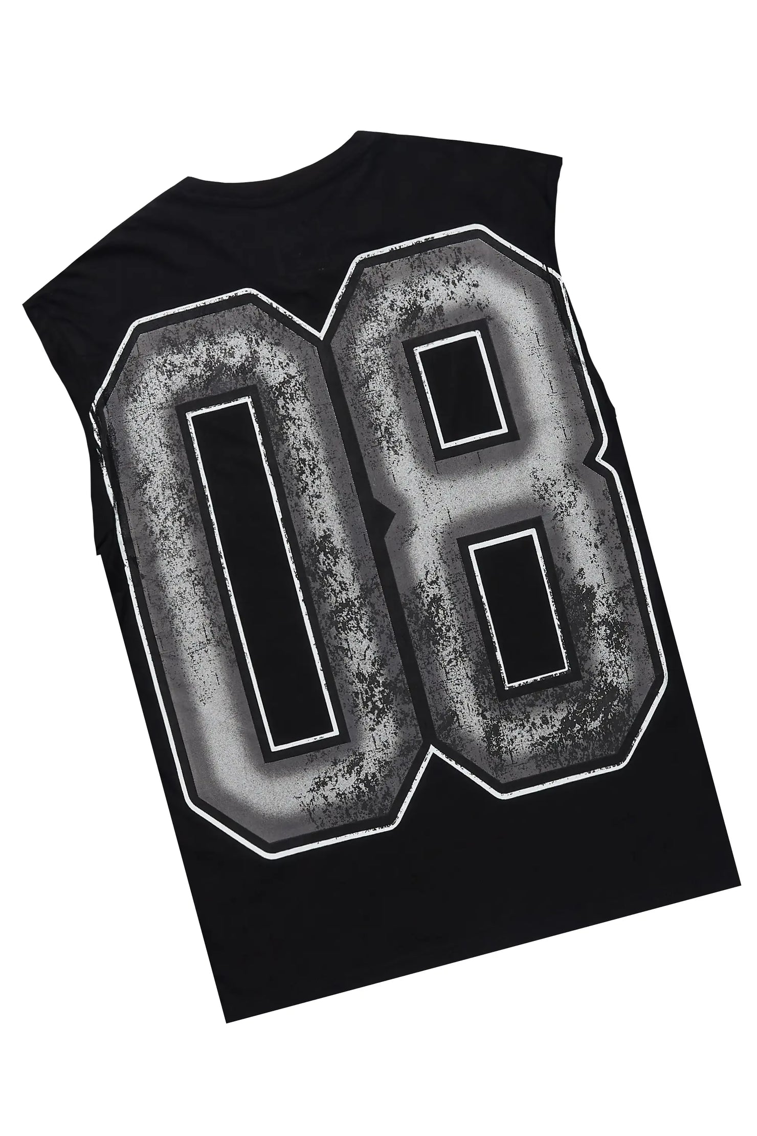 Fields Black/Grey Cut Sleeve T-Shirt Short Set