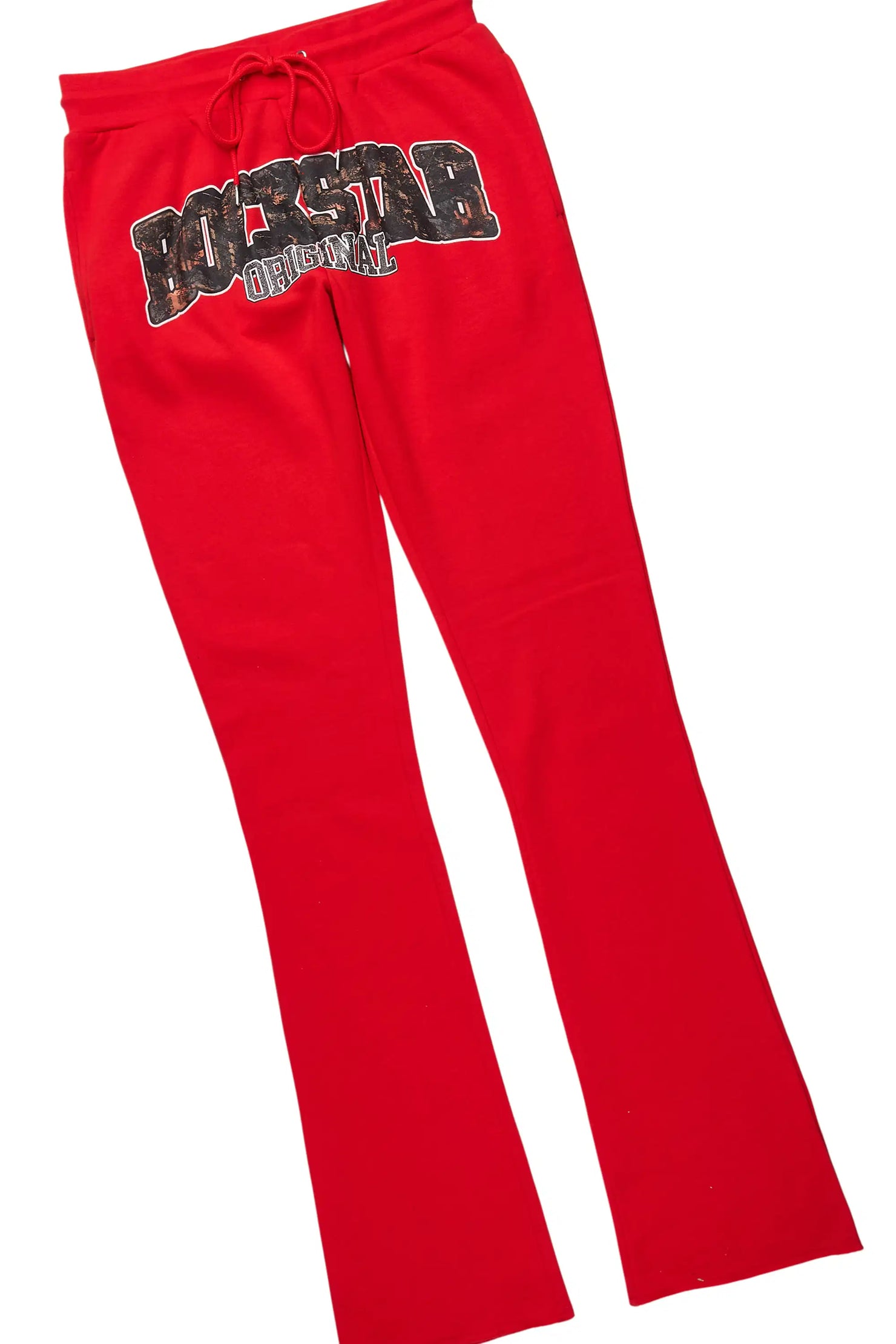 Fields Red Hoodie/Stacked Pant Track Set
