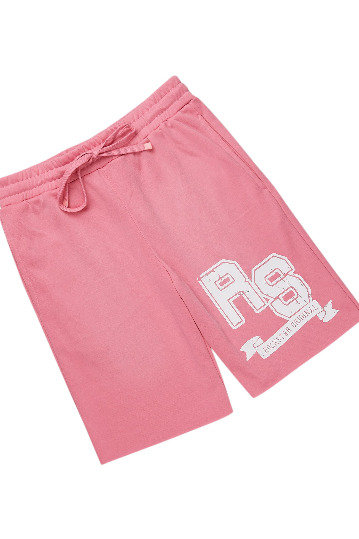 Tenita White/Pink T-Shirt Short Set
