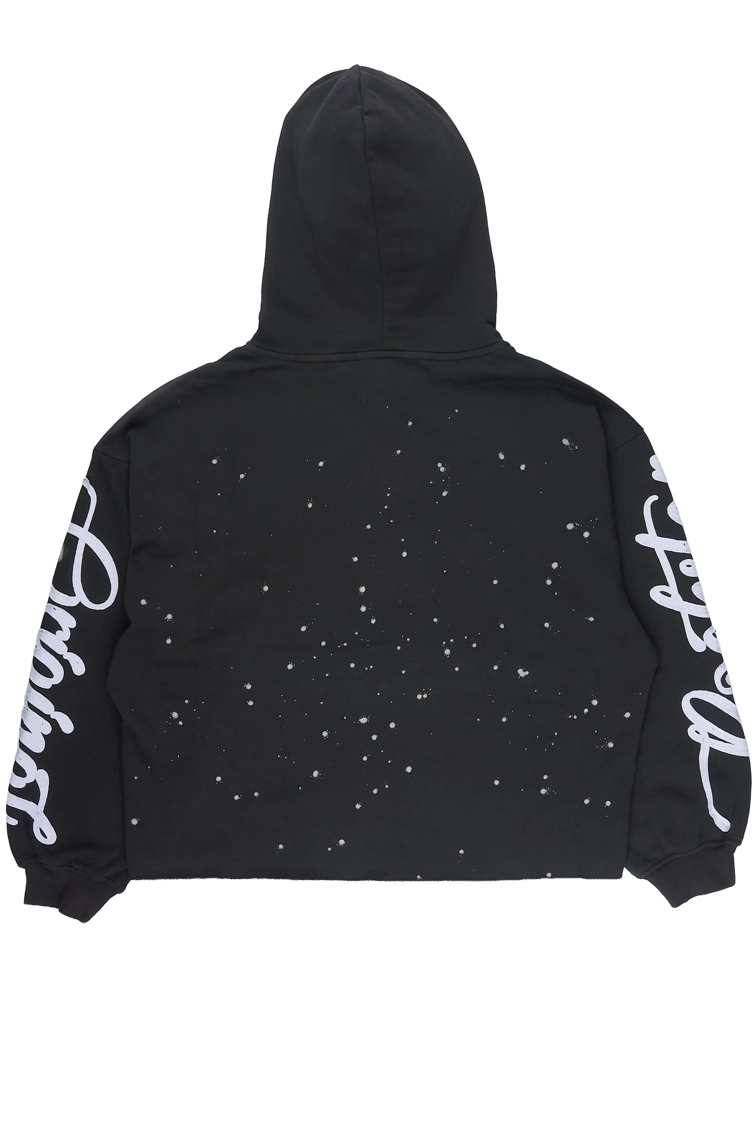 Hanif Black Zip Up Hoodie