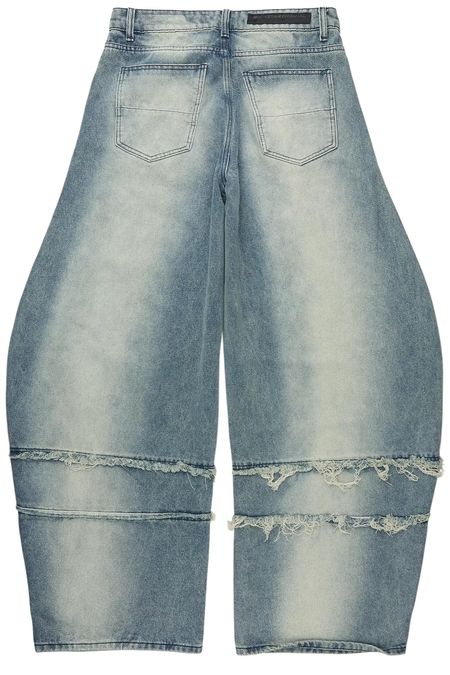 Nuvia Blue Barrel  Fit Jean