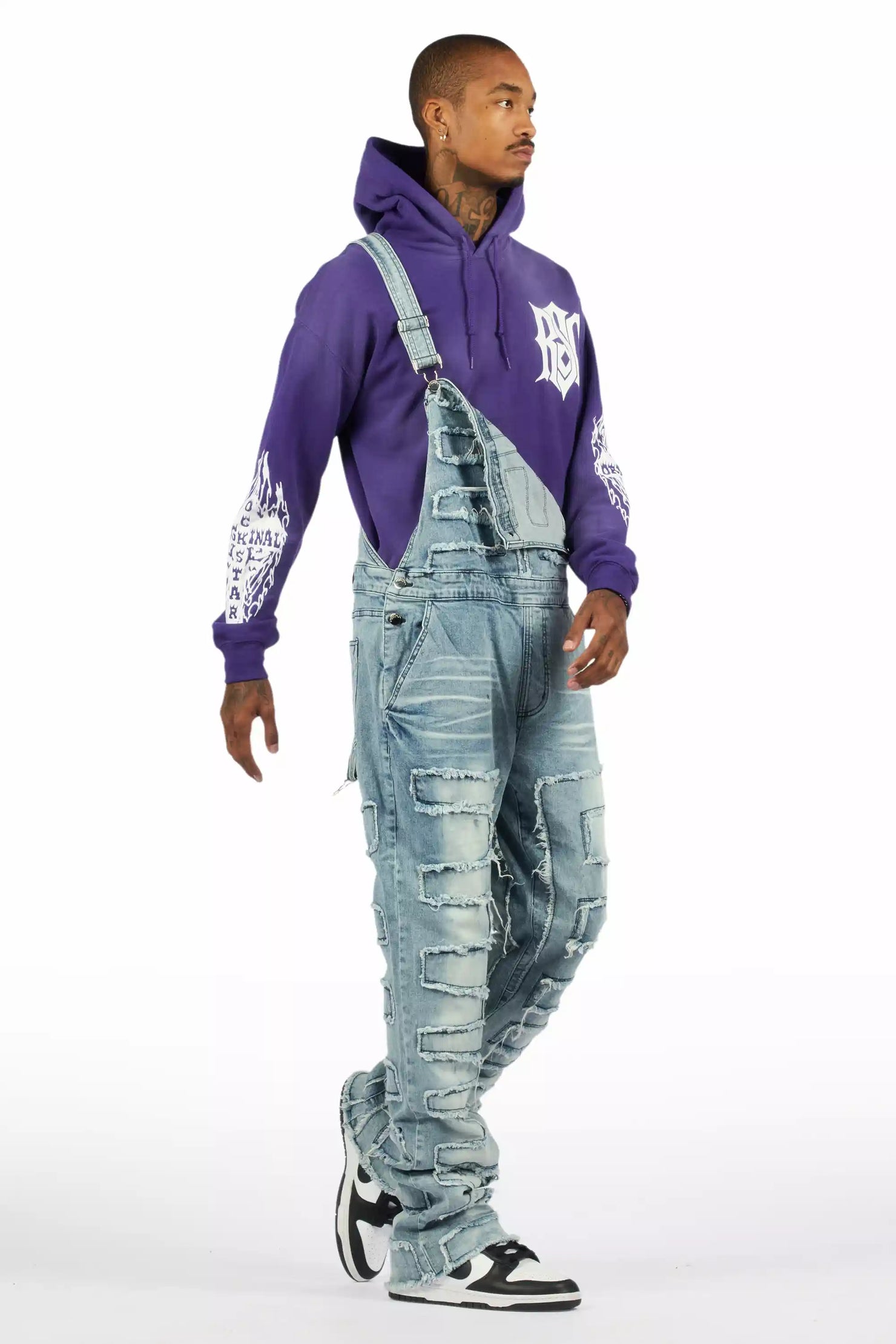 Alfie Blue Denim Overall