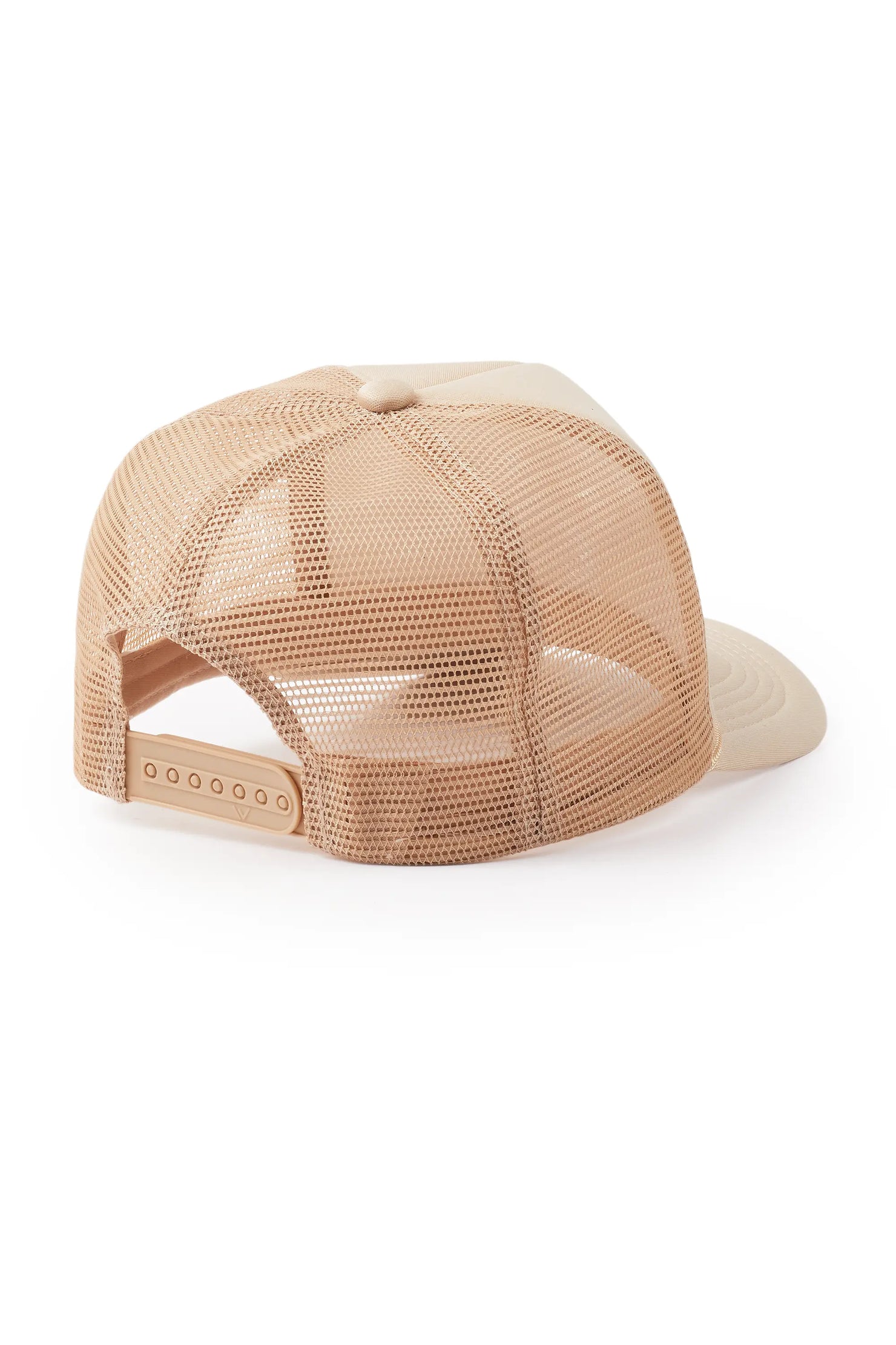 Mens Khaki Basic Trucker Hat