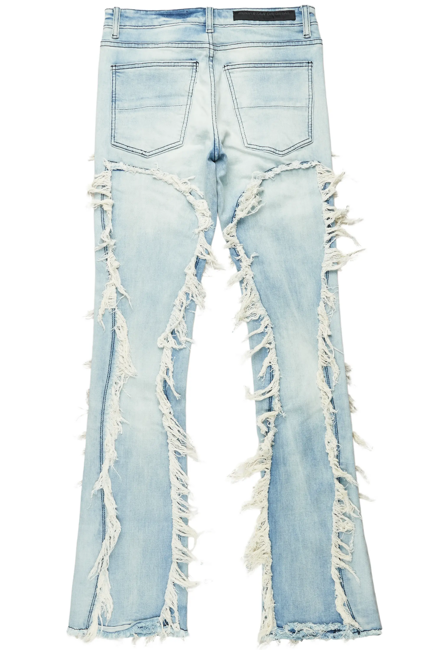 Tristan Blue Stacked Flare Jean