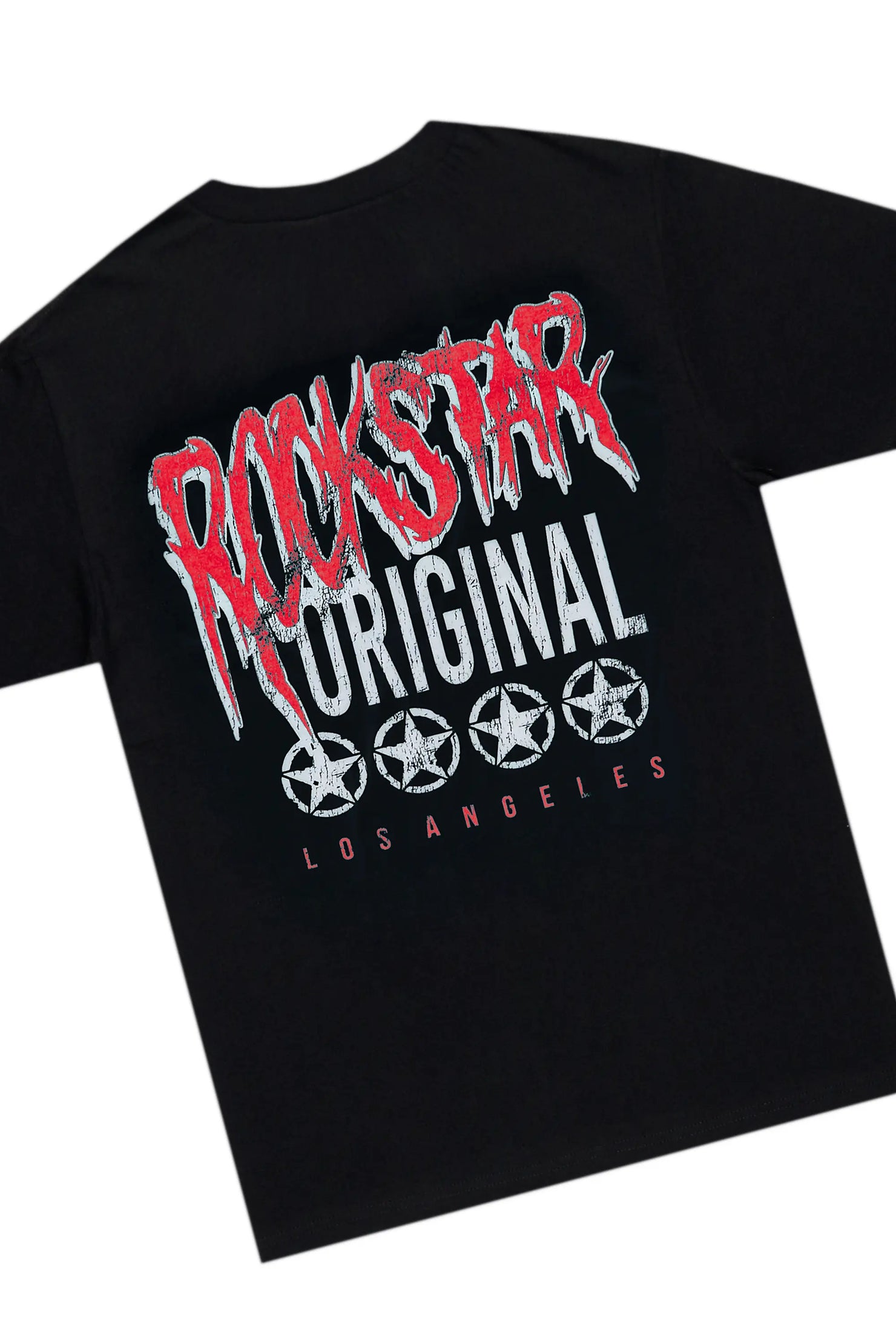 Wizzurd Black T-Shirt/Stacked Flare Cargo Jean Bundle