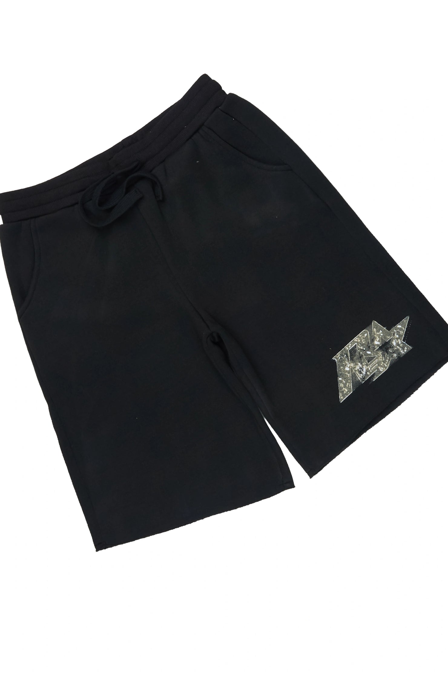 Boys Byson Black T-Shirt Short Set