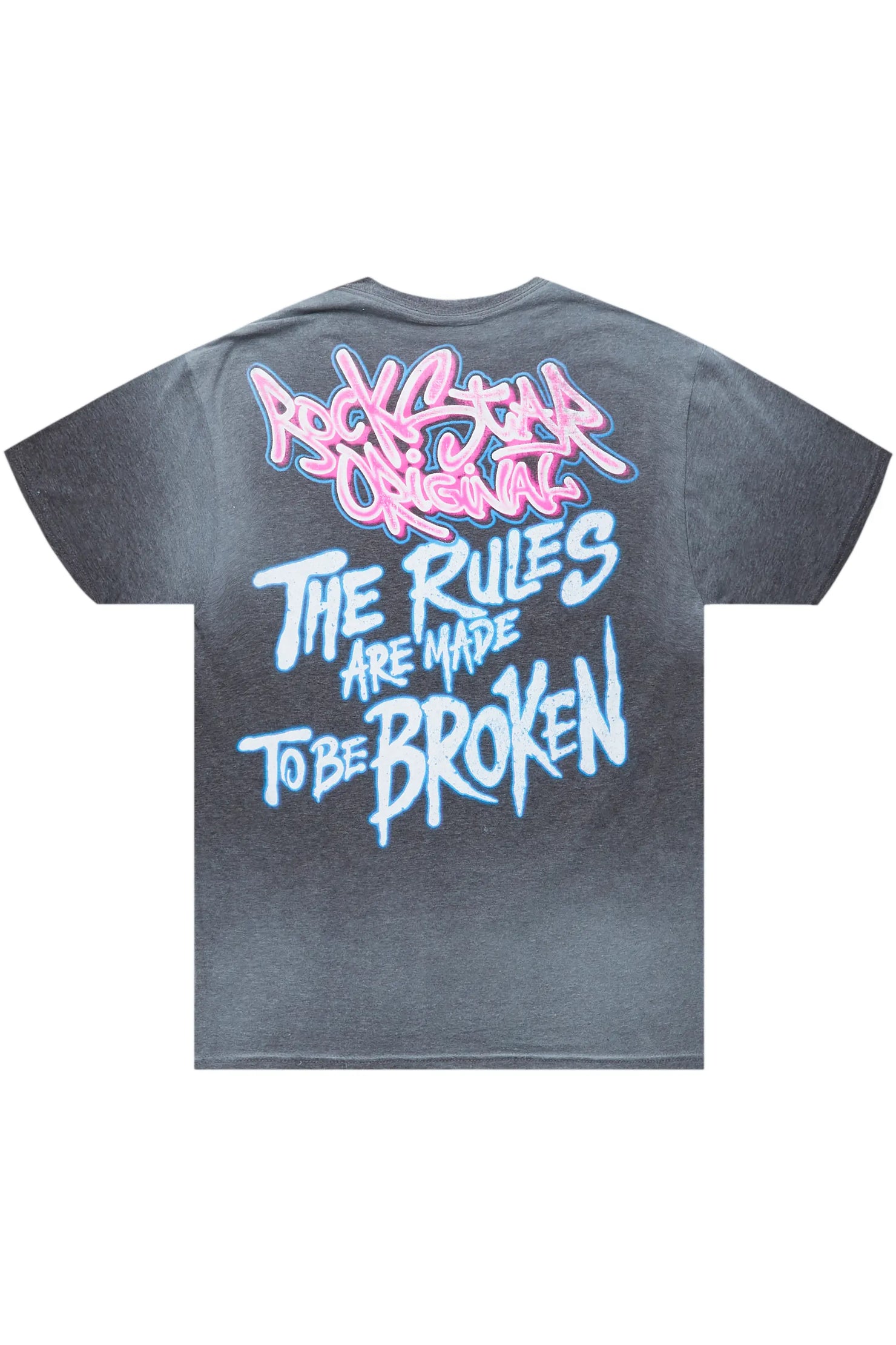 Rafe Heather Charcoal Graphic T-Shirt