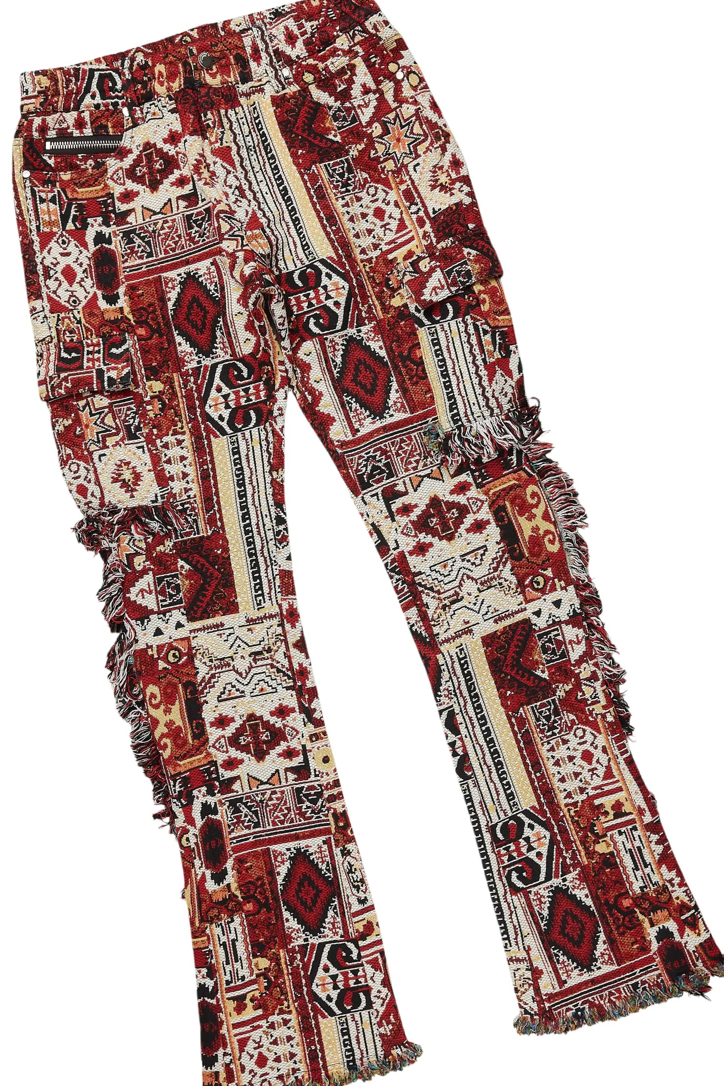 Wizzurd Red Mohair Hoodie & Ayami Tapestry Jean Bundle