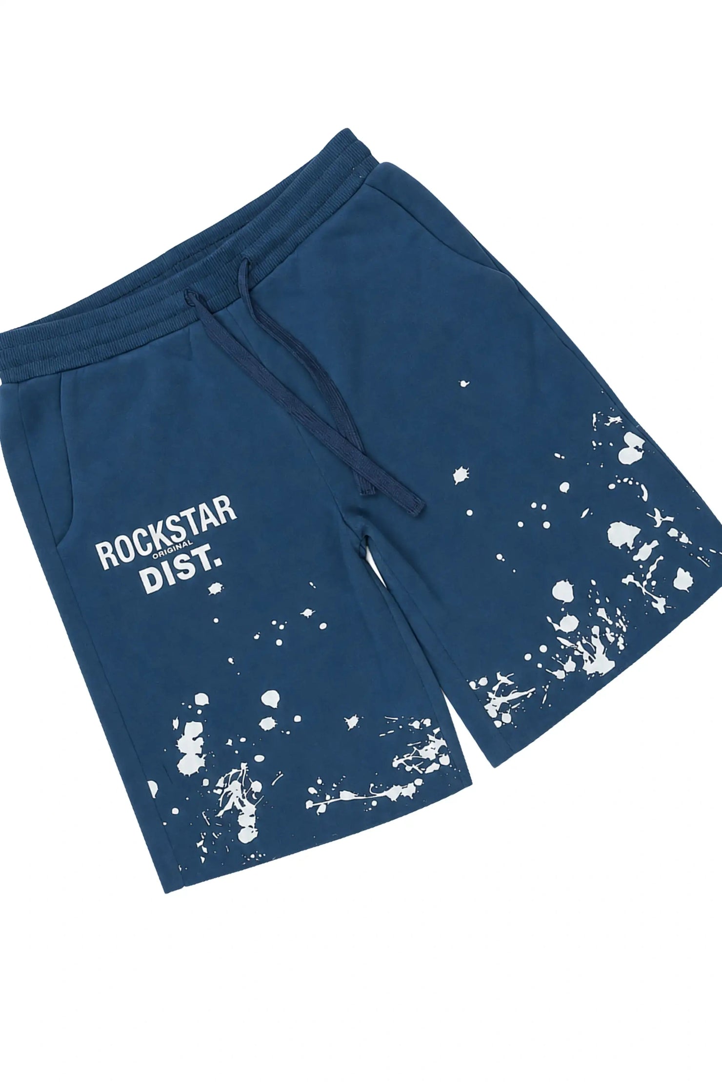 Boys Rafix Navy Graphic T-Shirt/Short Set