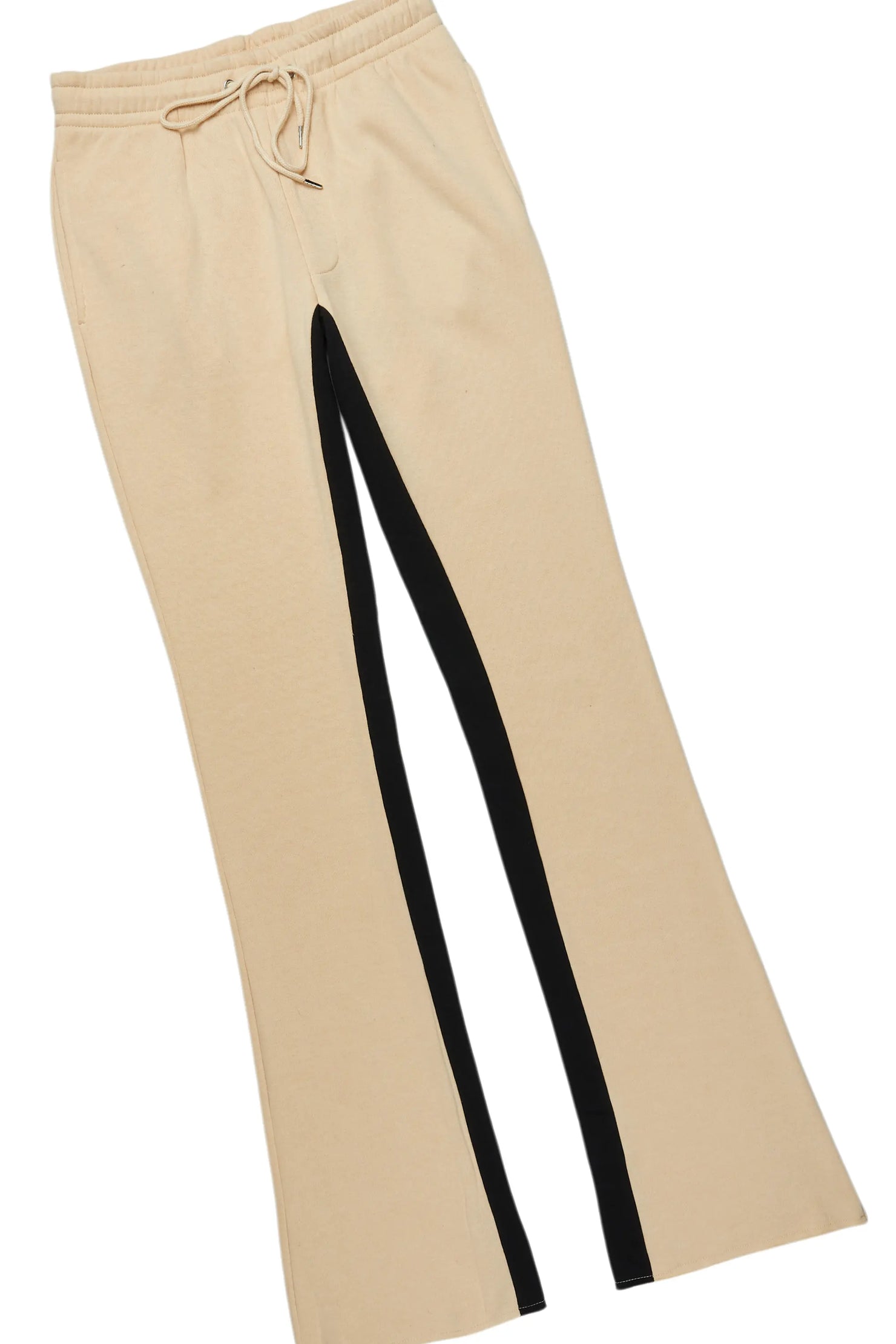 Basic Beige Hoodie/Baggy Track Pant Set