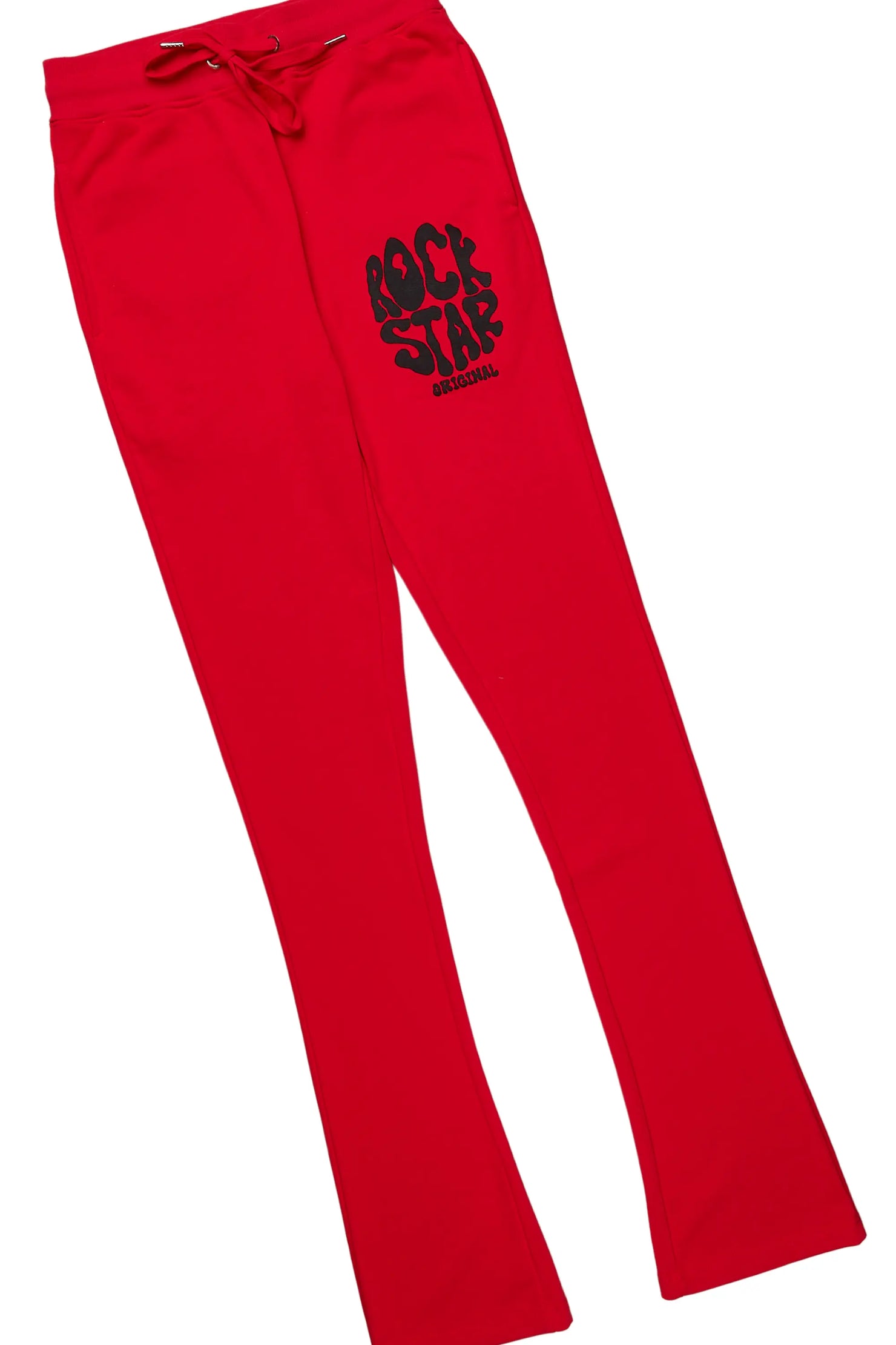 Warblen White/Red T-Shirt/Stacked Flare Pant Set