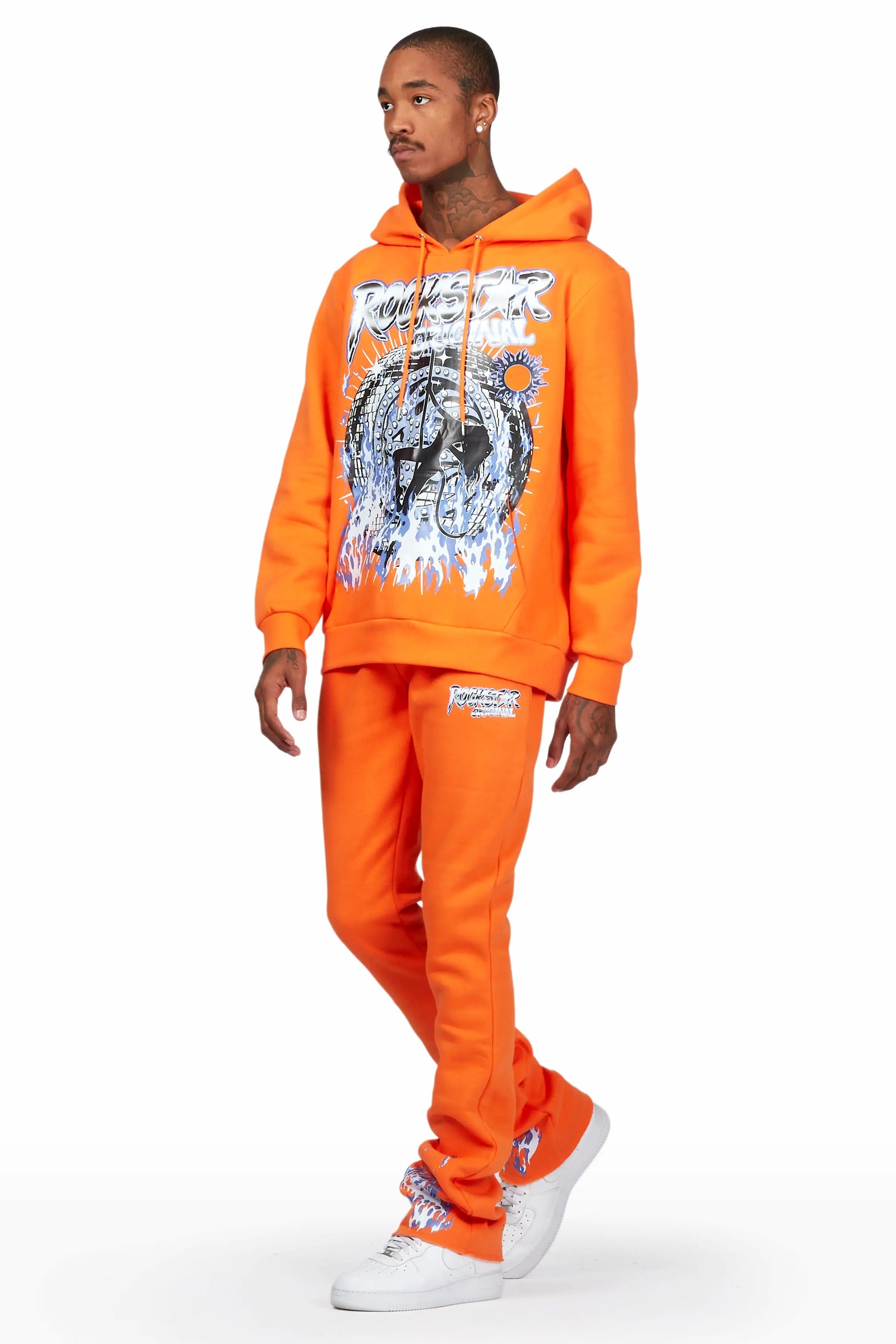 Bruno Orange Stacked Flare Track Set