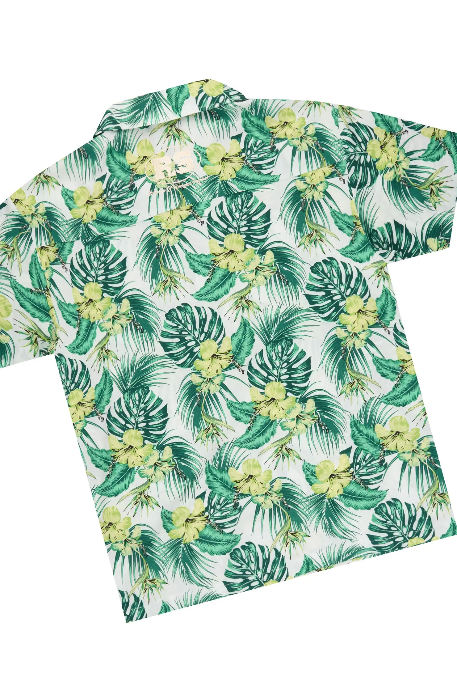 Puka Green Button Down Shirt/Short Set