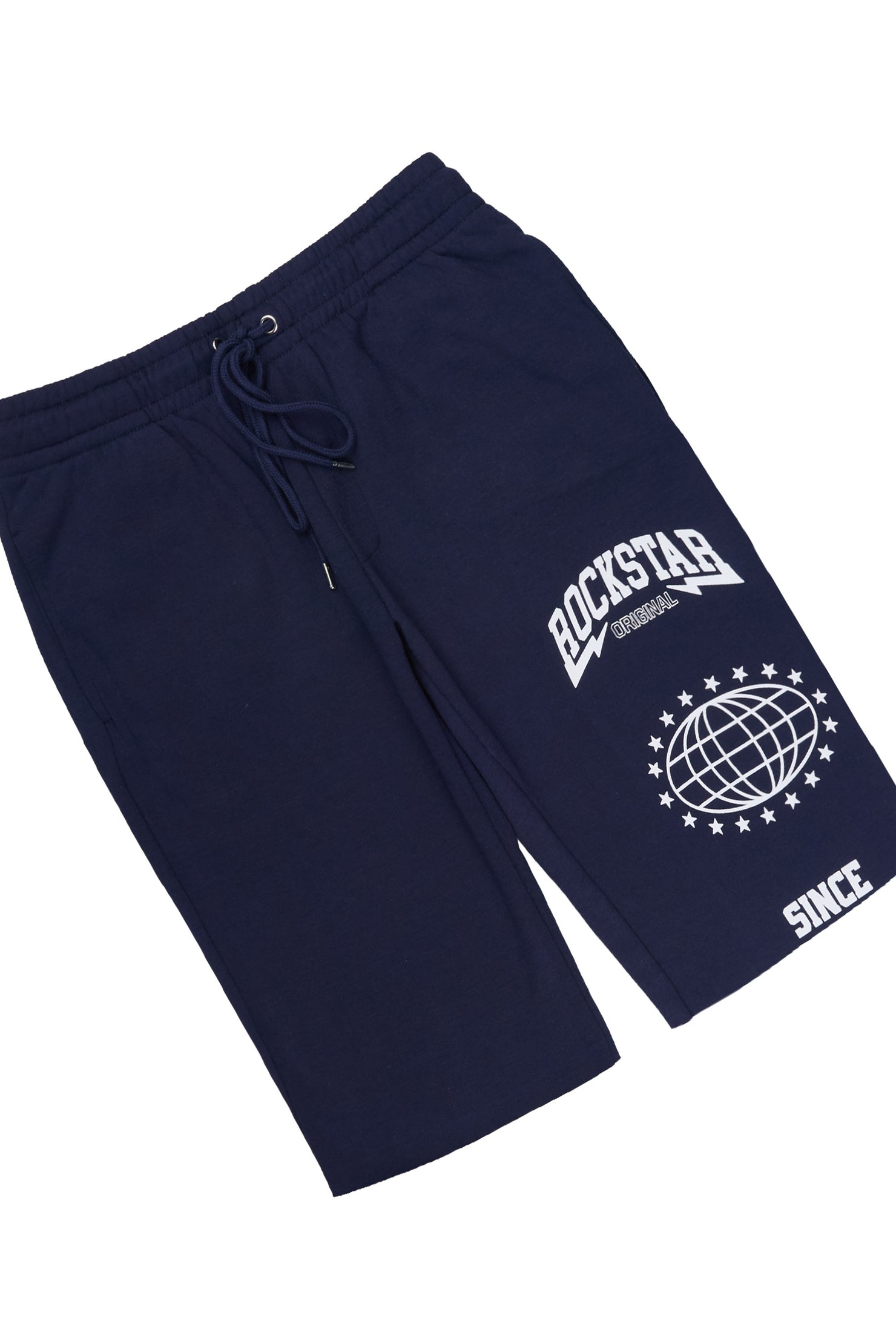 Stori White/Navy T-Shirt/Short Set