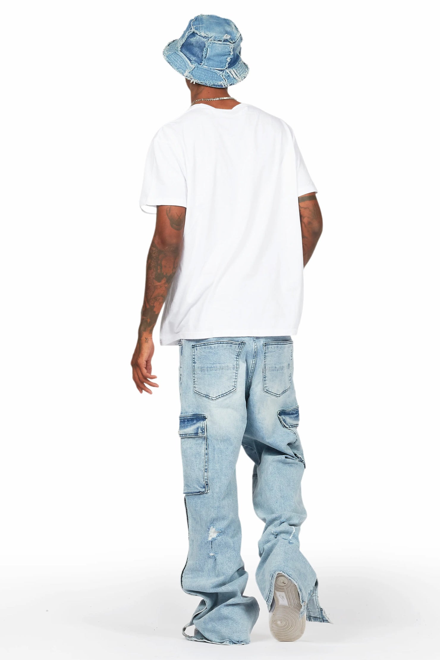 Kuiper Light Blue Baggy Fit Jean