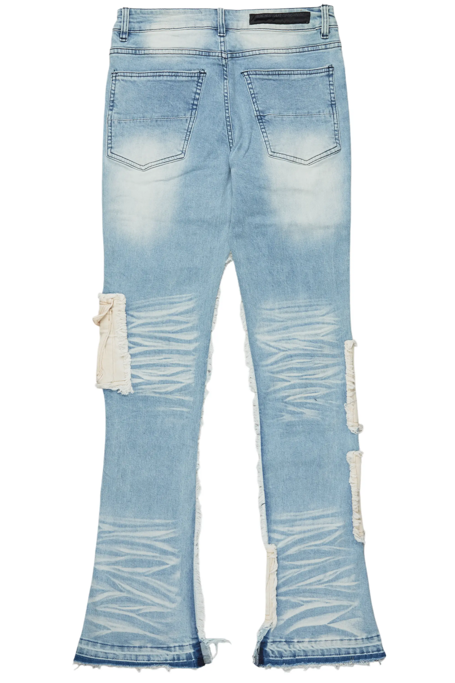 Monet Blue Stacked Flare Jean