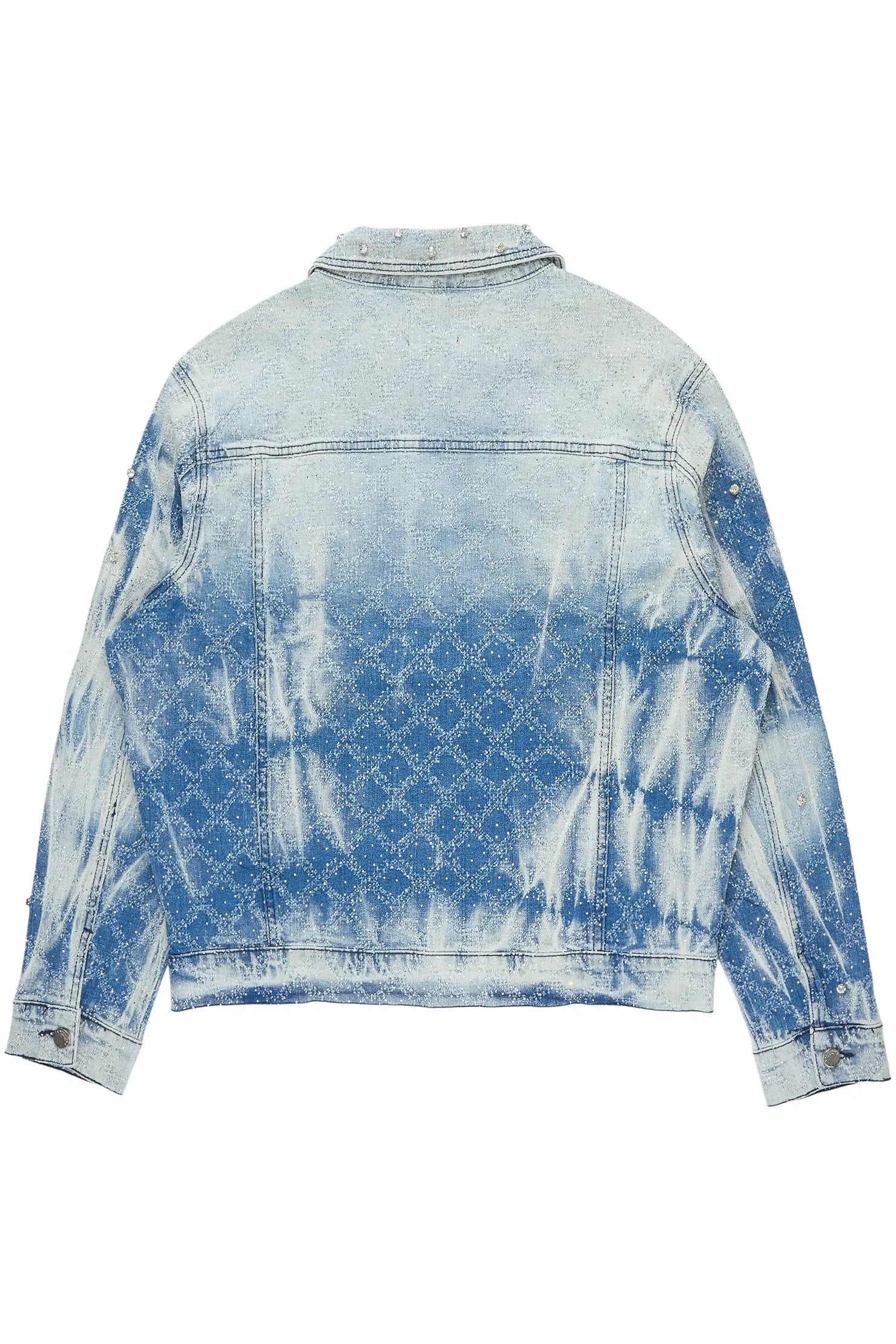 Glit Blue Rhinestone Denim Jacket