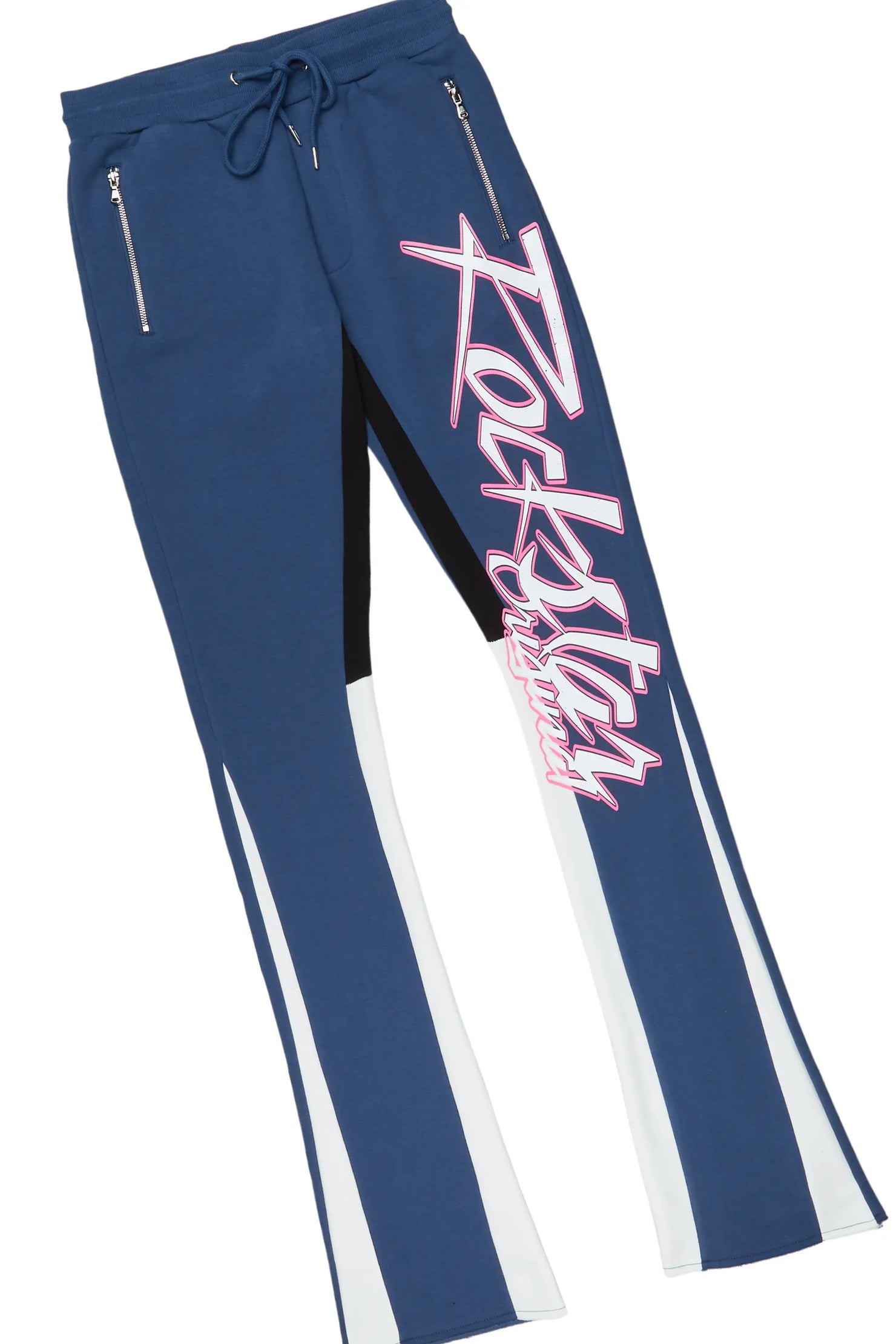 Kalibre Navy/White Hoodie/Flare Trackset