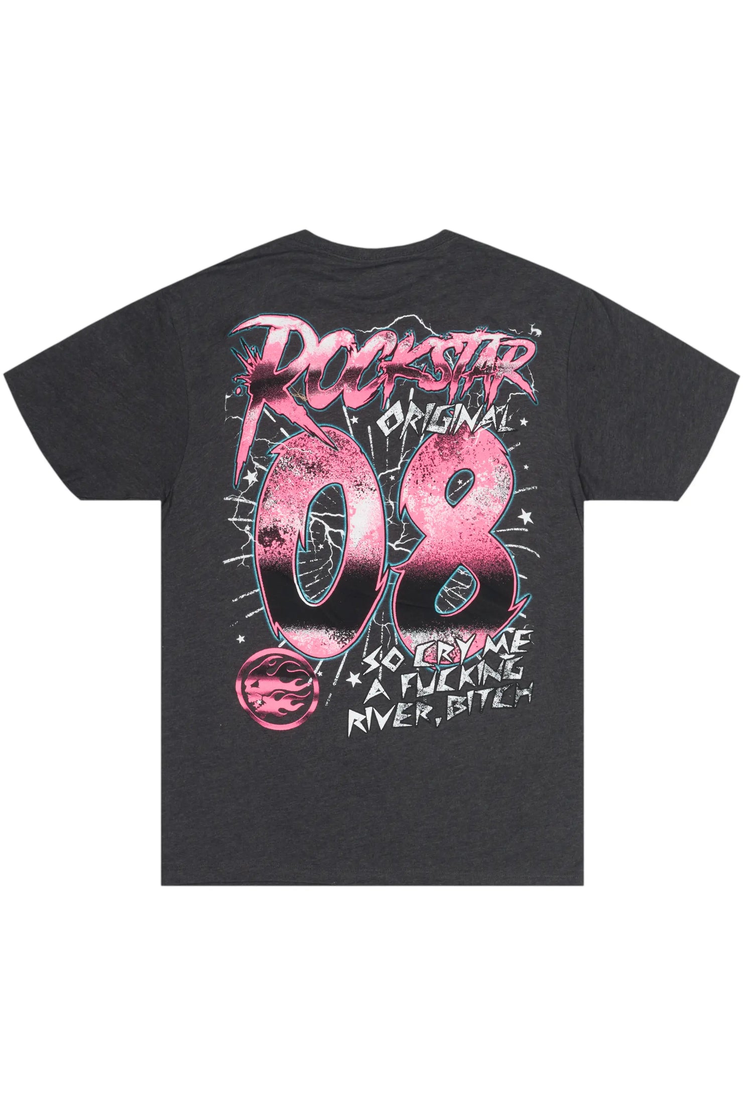 Quincey Charcoal Oversized T-Shirt