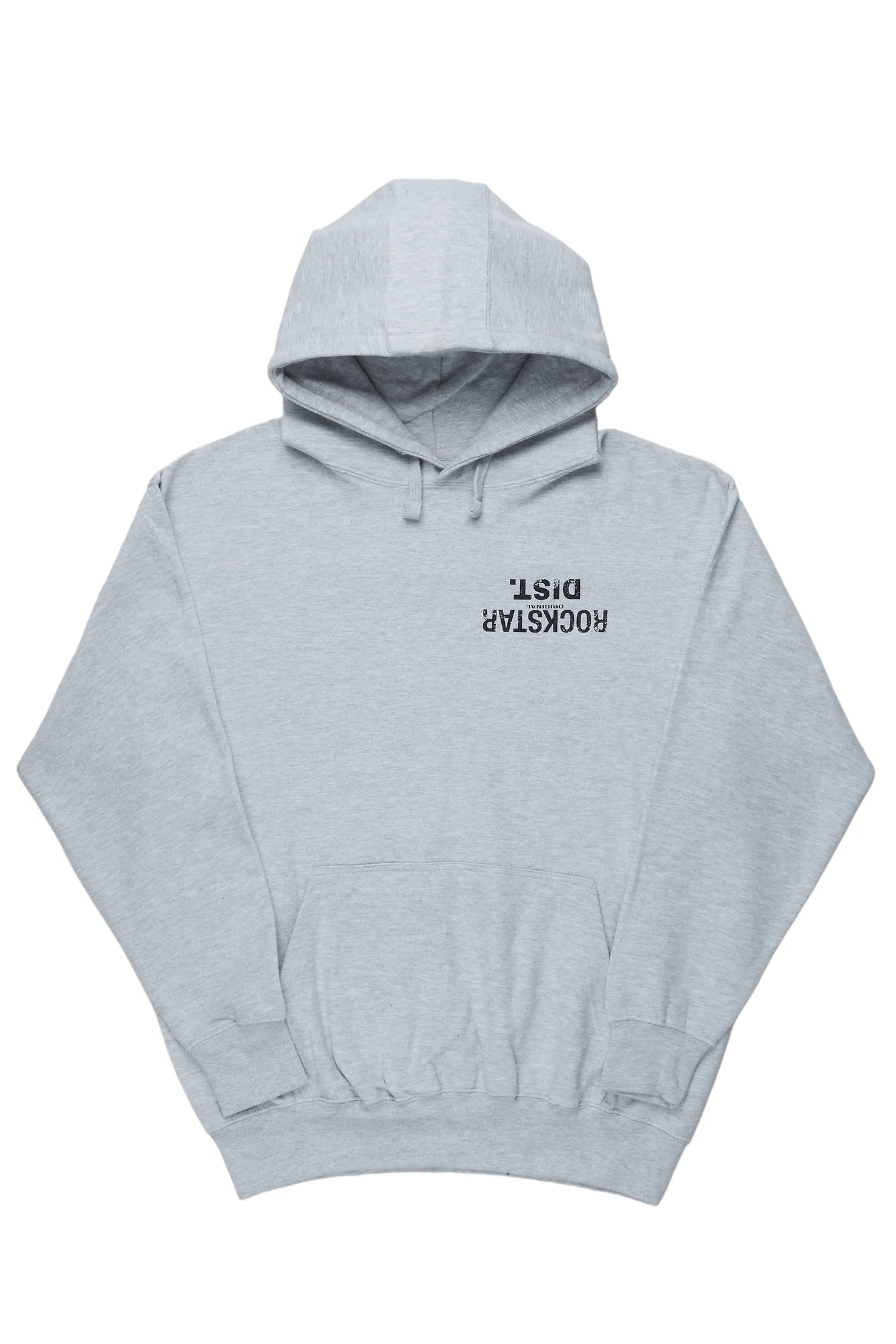 Martson Heather Grey Graphic Hoodie