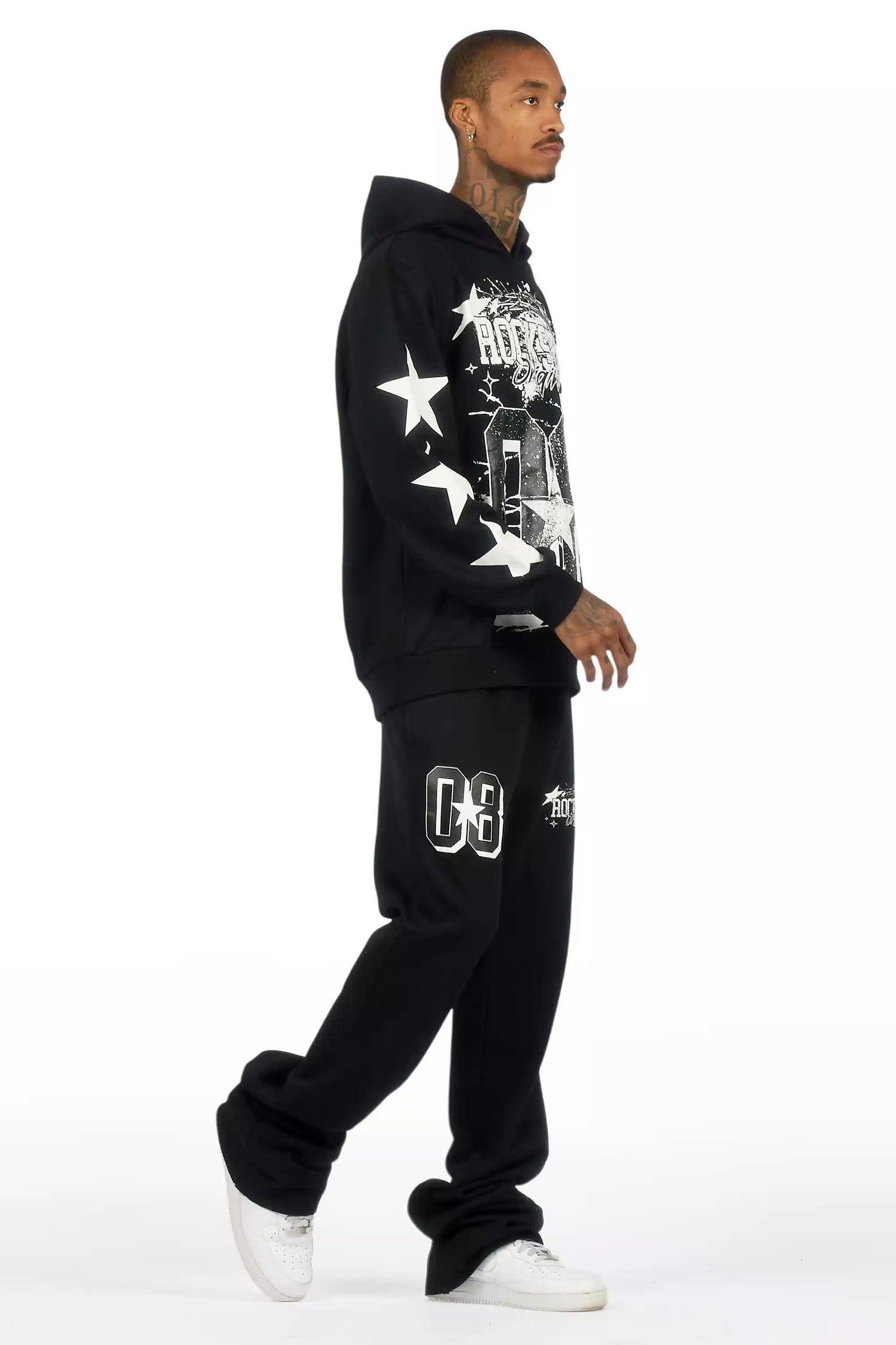Allstar Black Stacked Track Set