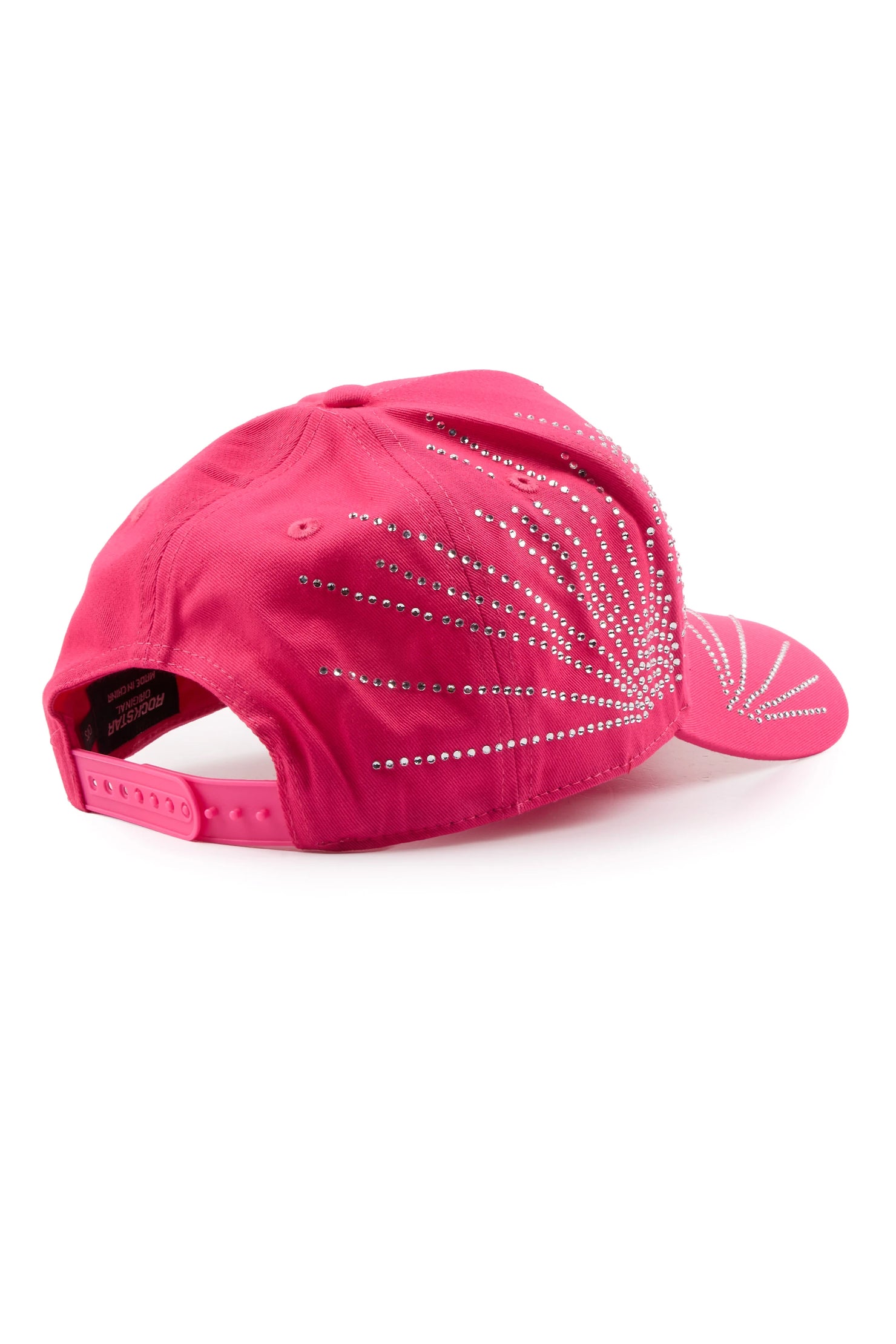 Laleana Pink Rhinestone Trucker Hat