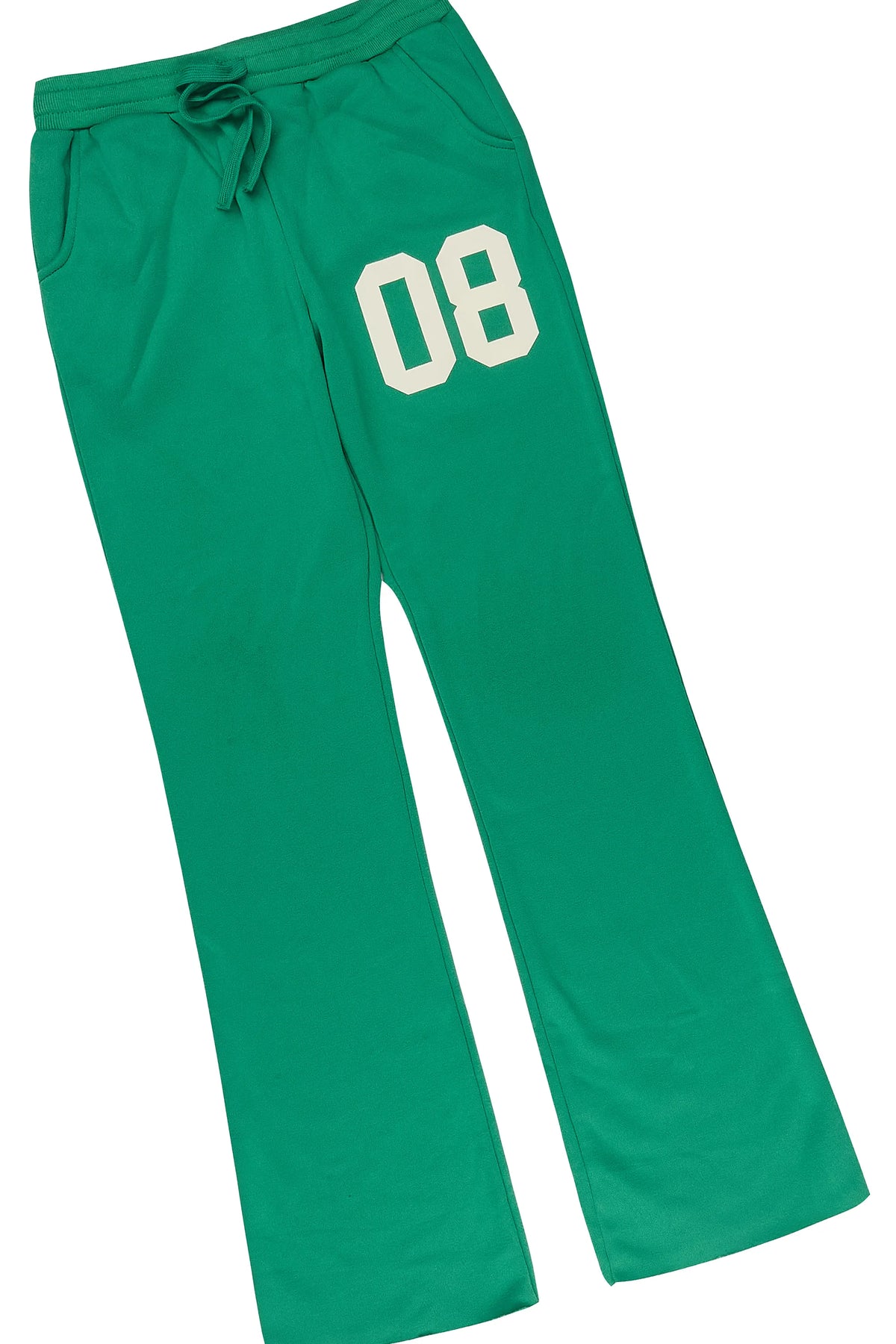Boys Garbo Green/Cream Hoodie Stacked Track Set