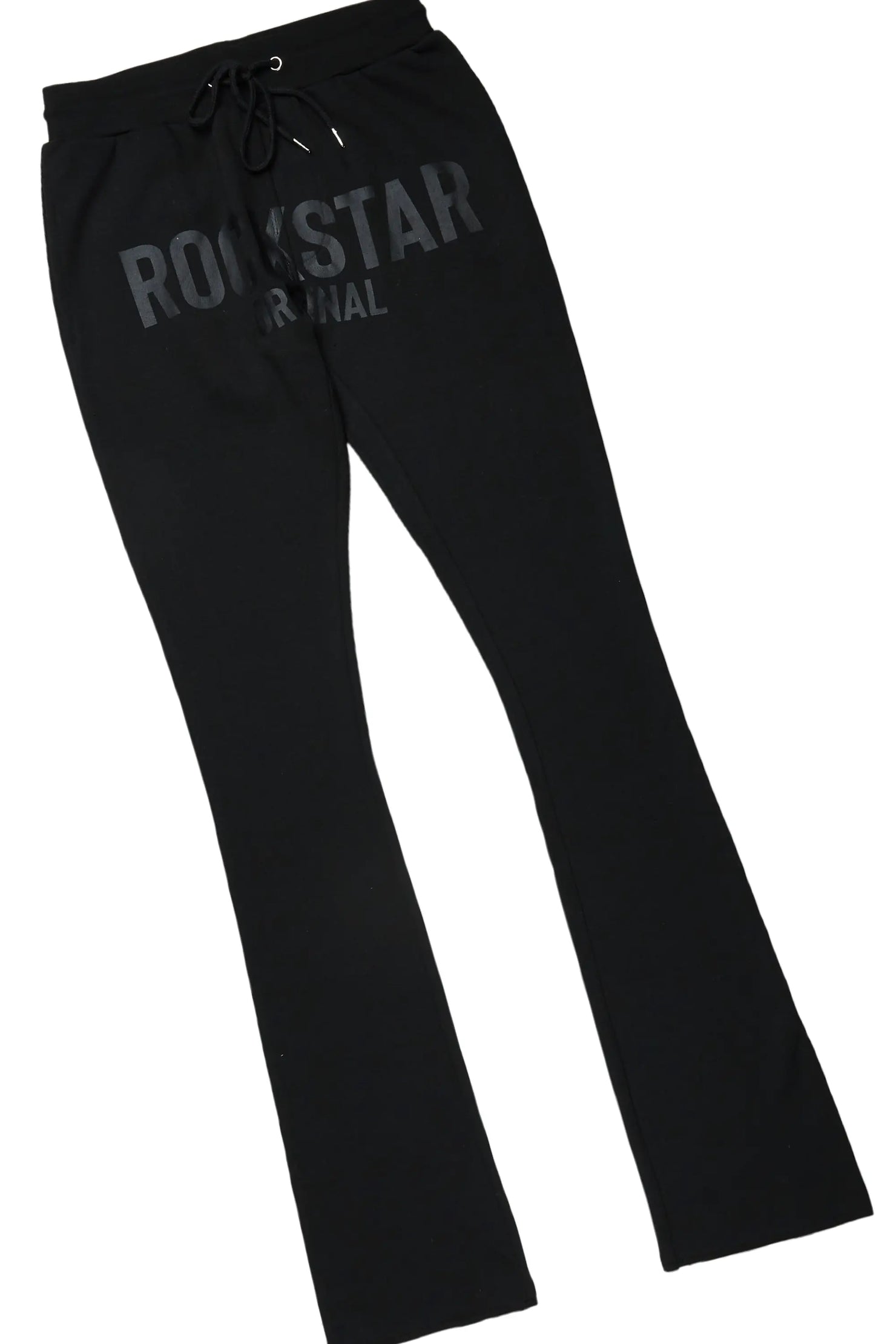 Evan Black Stacked Flare Track Set