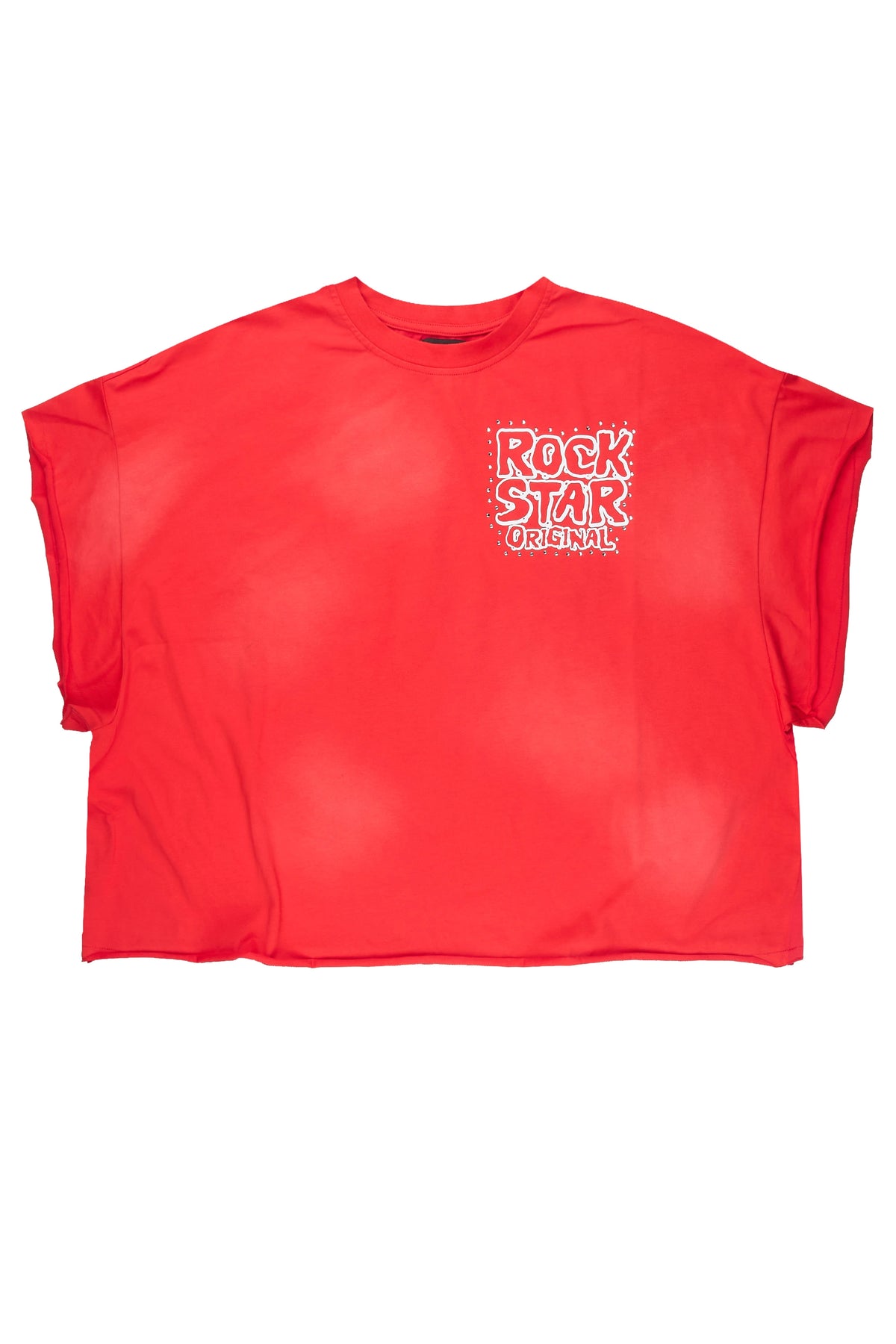Marc Red Cut Sleeve Tee