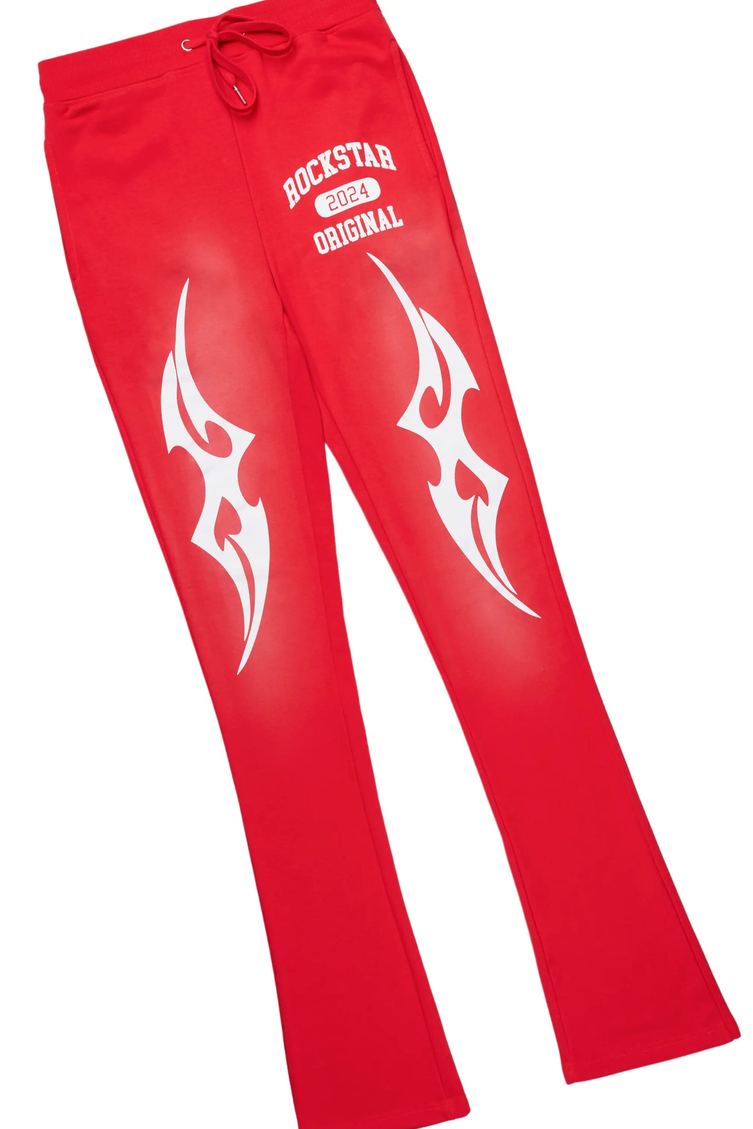 Hugin White/Red T-Shirt/Stacked Flare Track Set