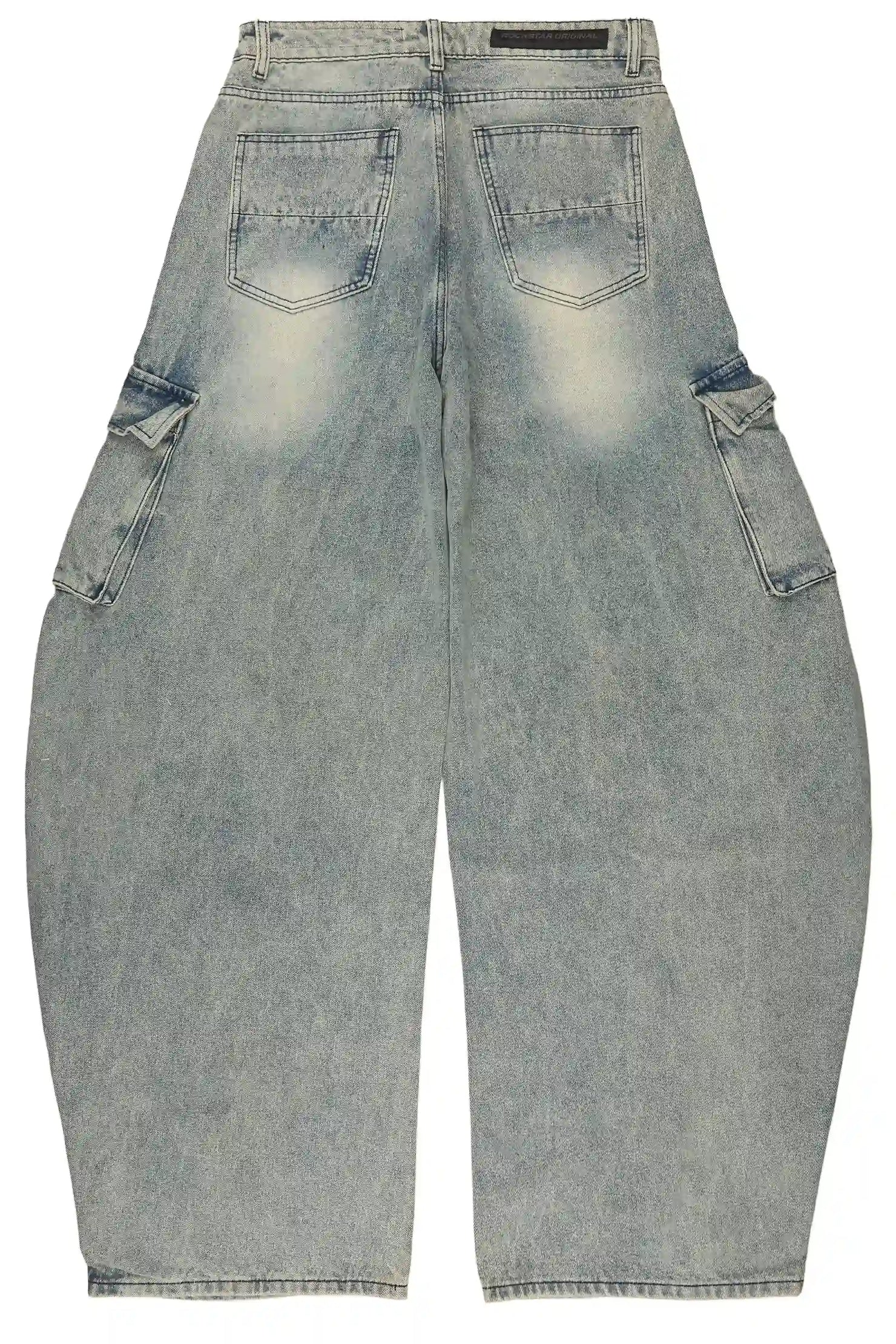 Zionte Light Blue Barrel Fit Jean