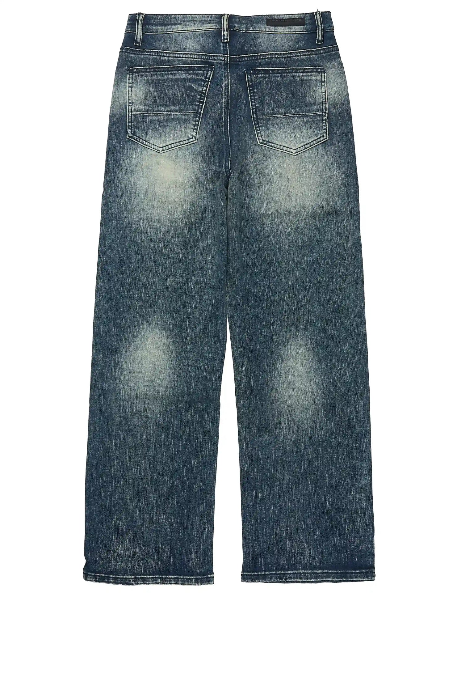 Boys Lavi Blue Rhinestone Straight Fit Jean