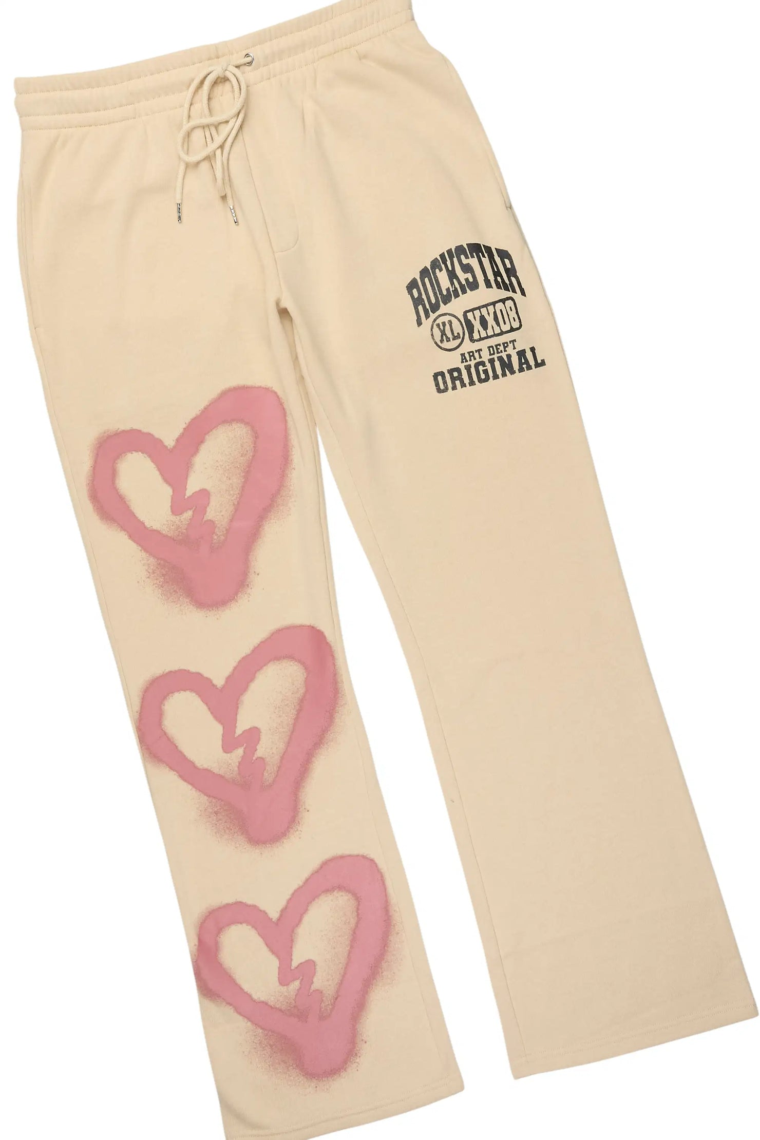 Loverdose Beige Hoodie/Baggy Pant Track Set