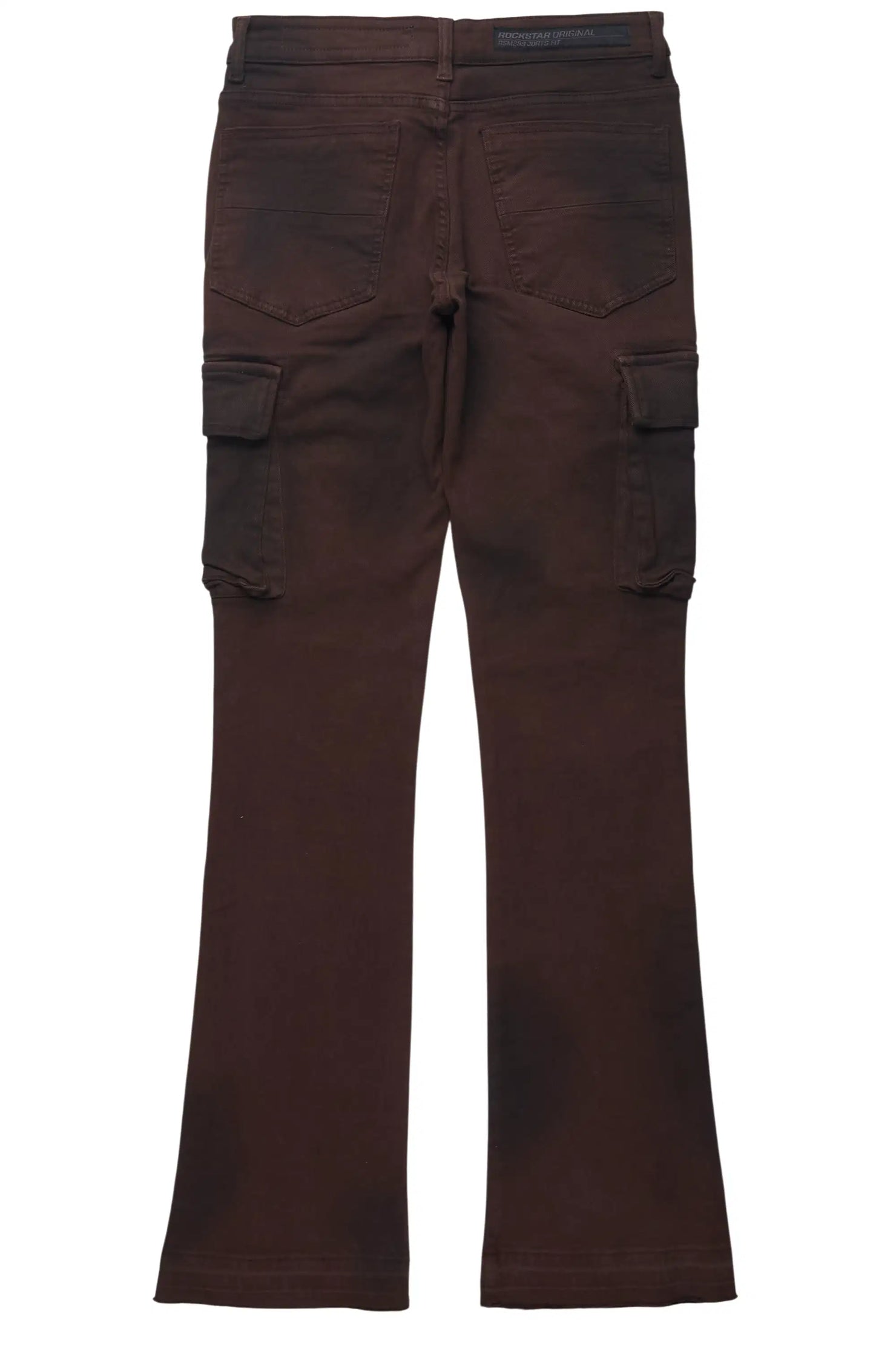 Cruz Dark Brown Stacked Fit Jean
