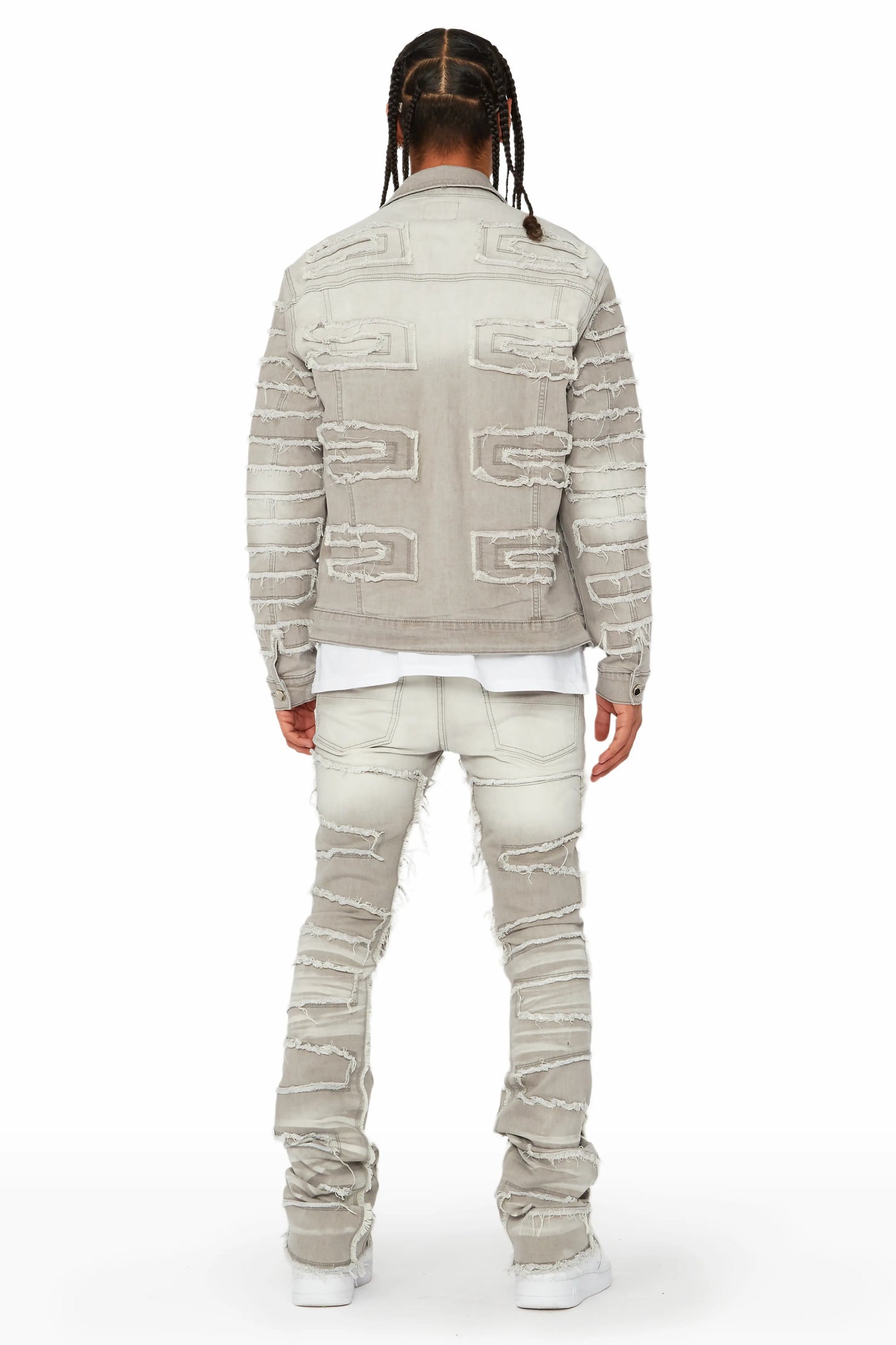 Shake Grey Denim Jacket