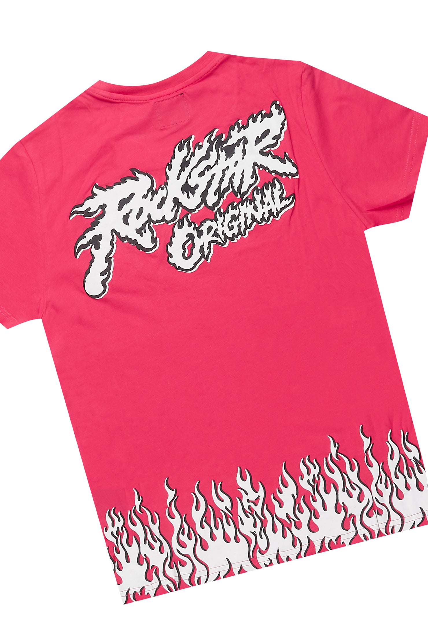 Boys Bubble Pink T-Shirt/Short Set